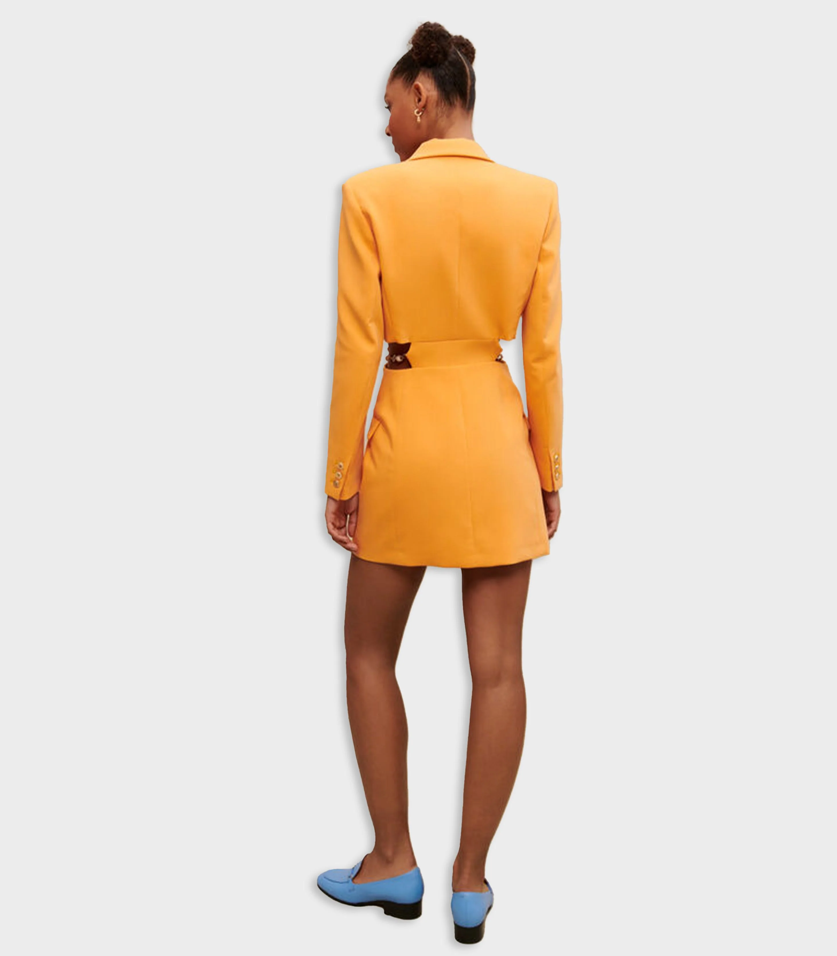 Maje - Tailored Openwork Dress - Image 3
