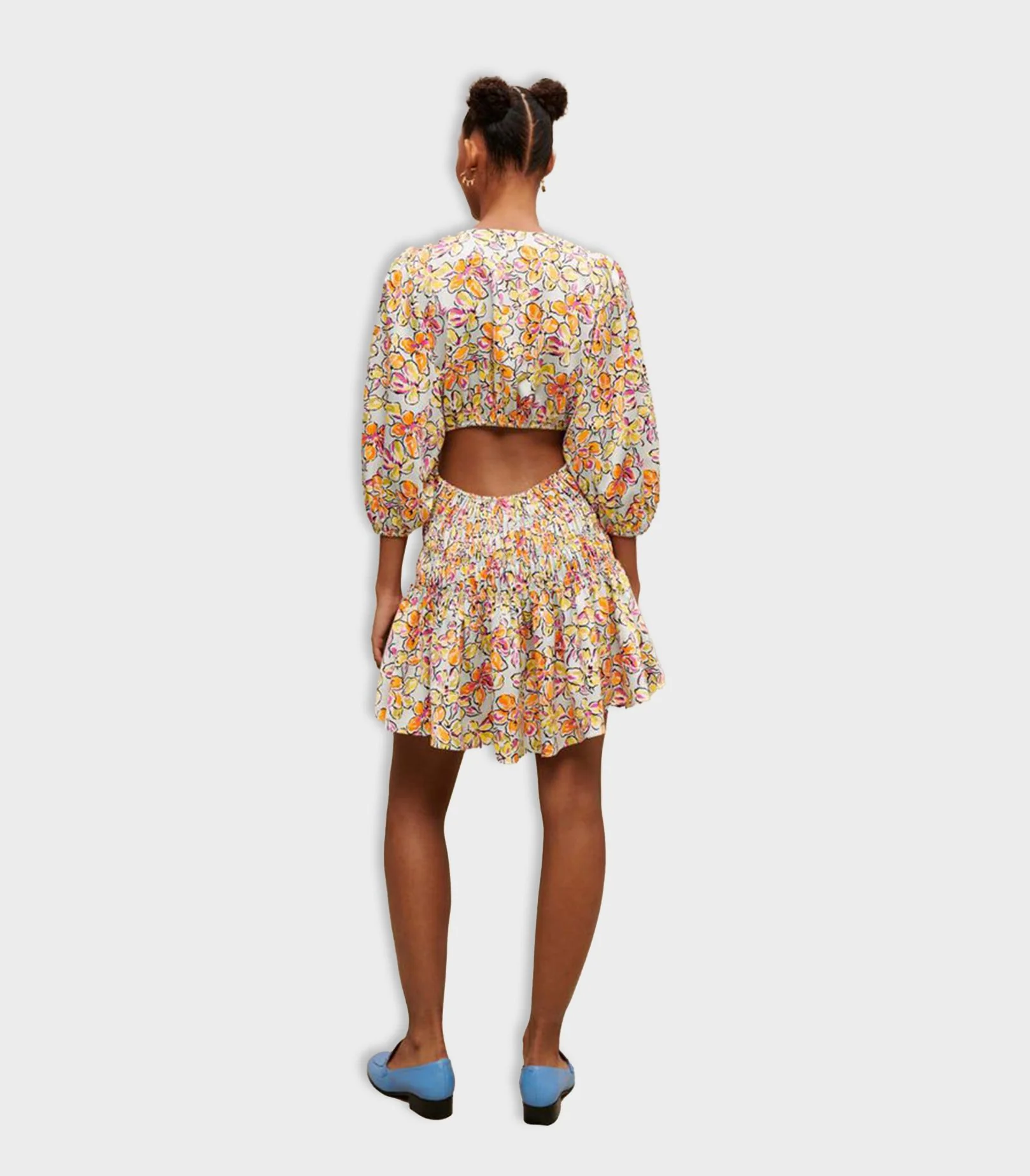 Maje - Short Floral Printed Dress - Image 3