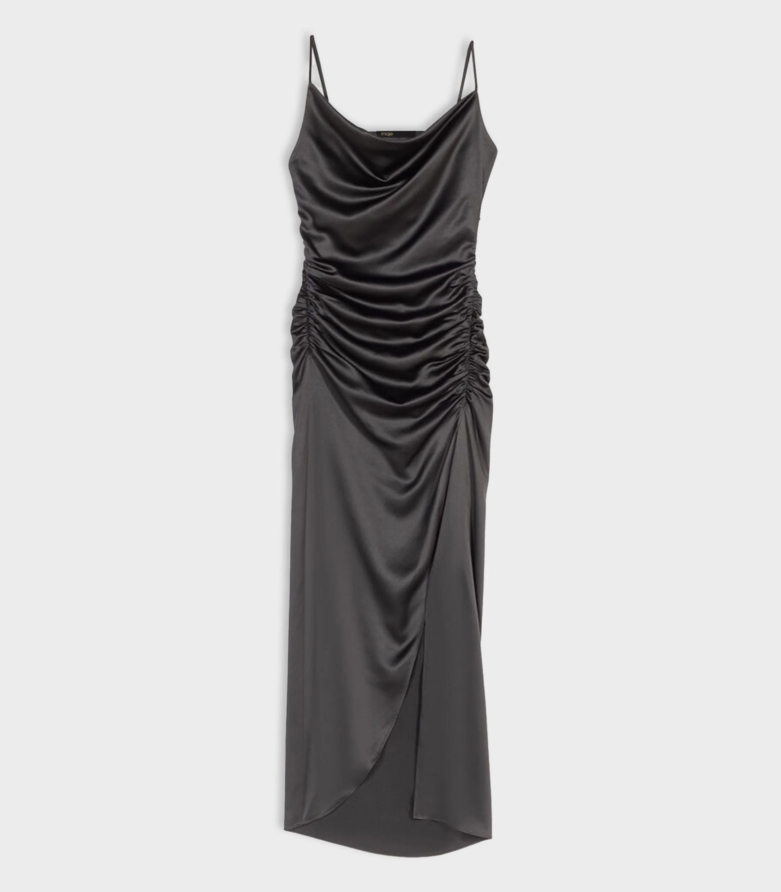 Maje - Long Draped Slit Dress - Image 2