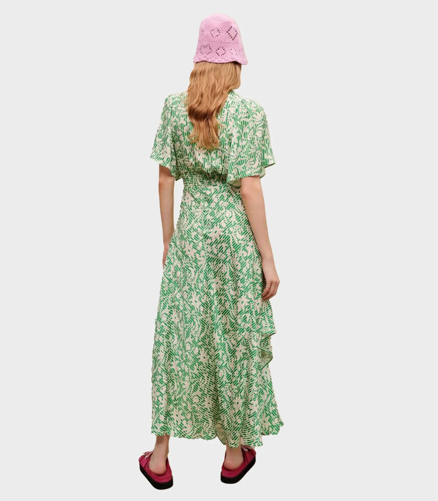 Maje - Long, Asymmetric, Dress - Image 3