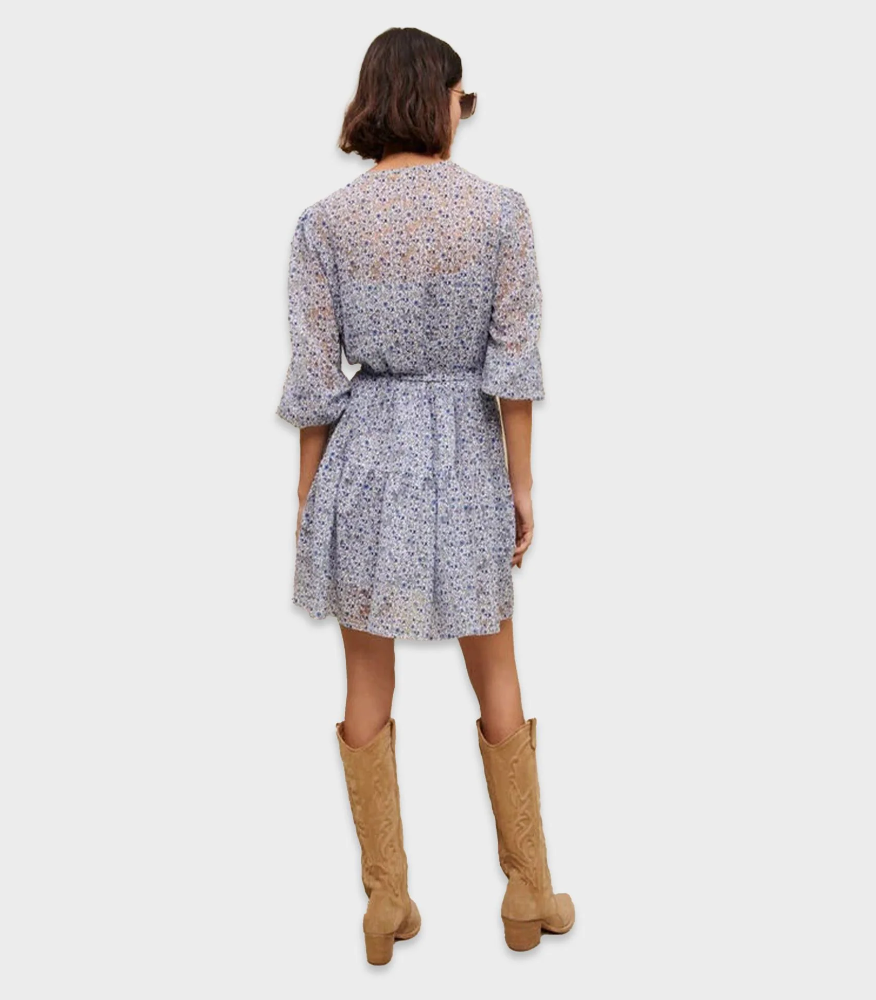 Maje - Belted Baby Doll Dress - Image 3
