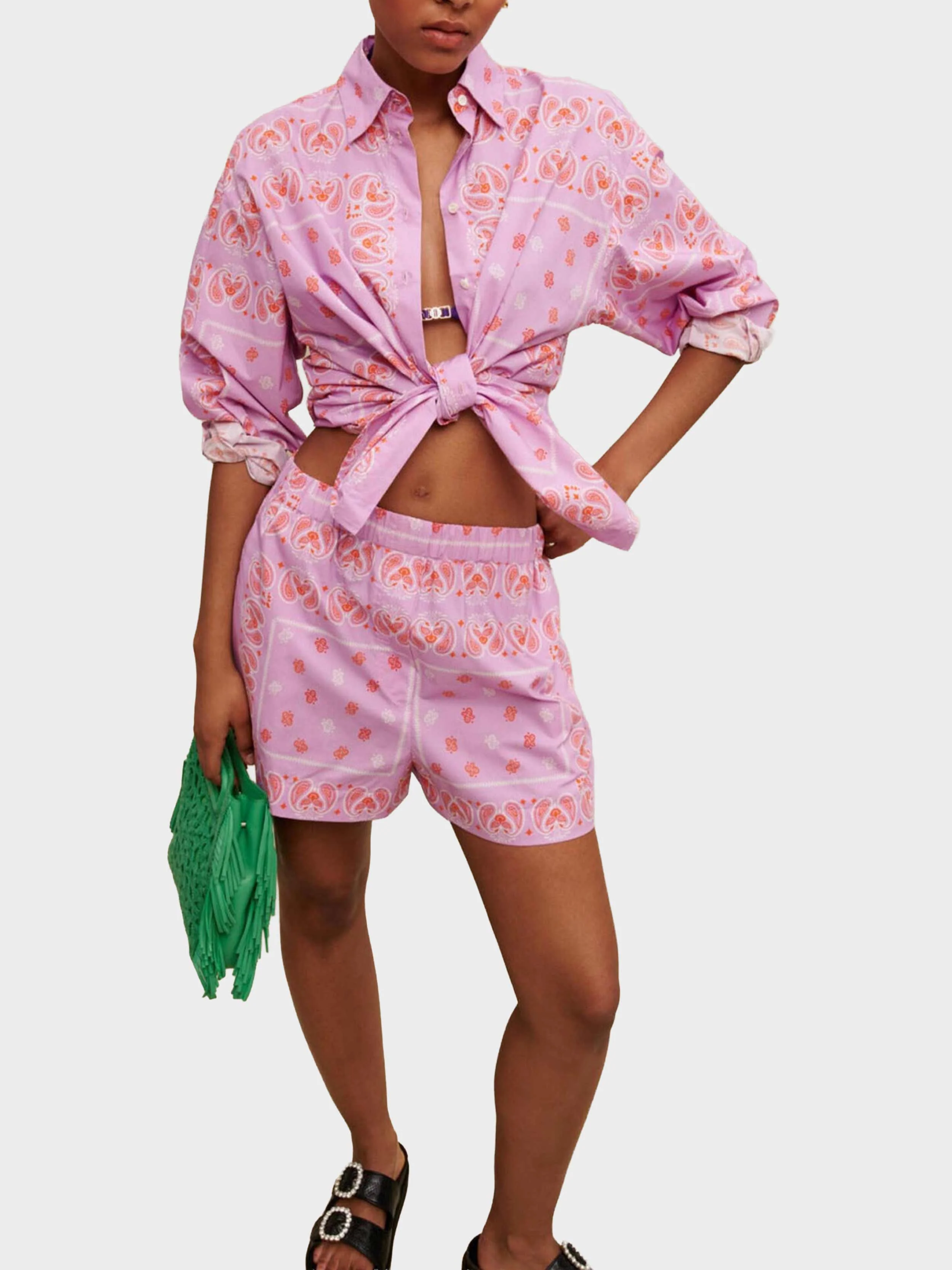 Maje - Women's Paisley Print Shorts - Image 5