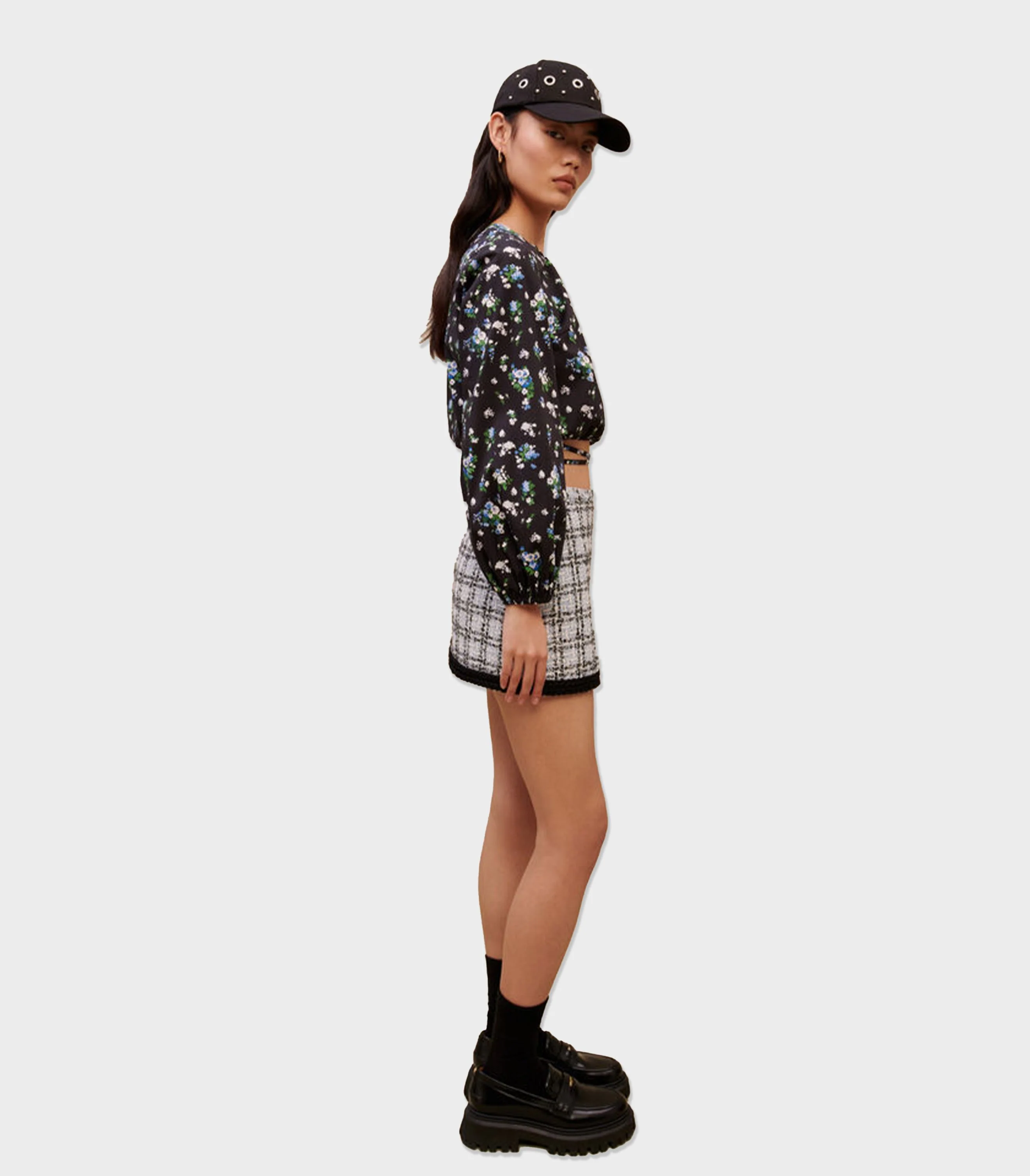 Maje - Floral Top With Tie - Image 5