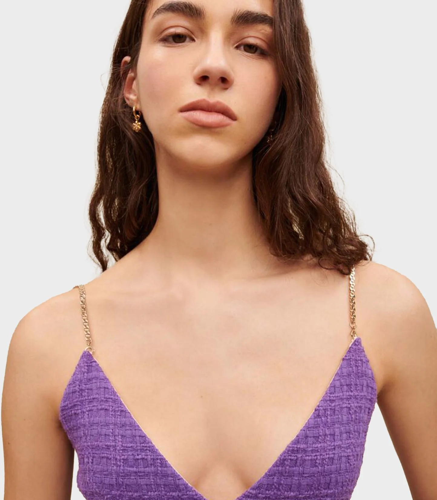 Maje - Tweed Crop Top - Image 4