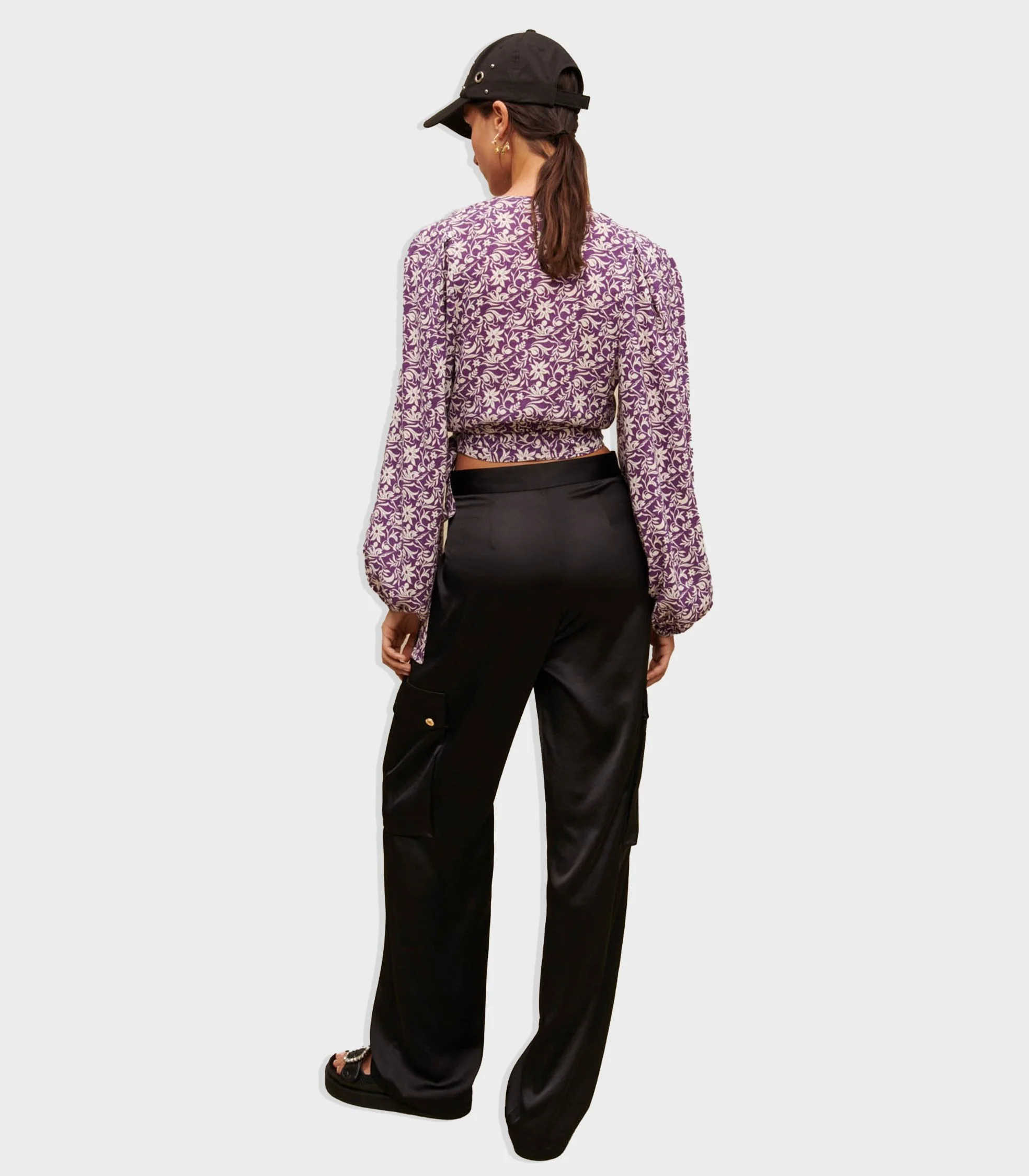 Maje -Tie Crop Top - Image 4
