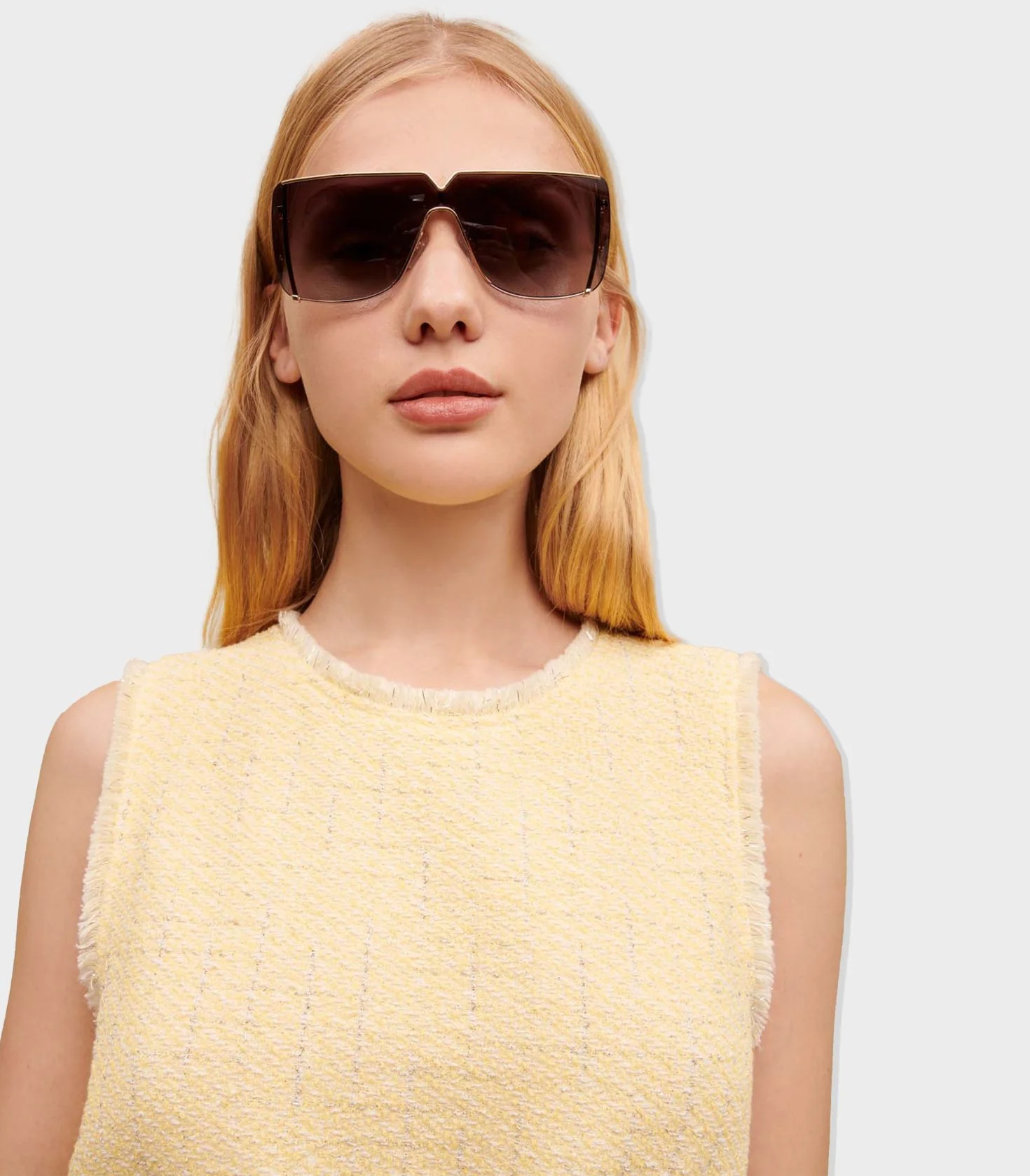 Maje - Sleeveless Lurex - Tweed Top - Image 5