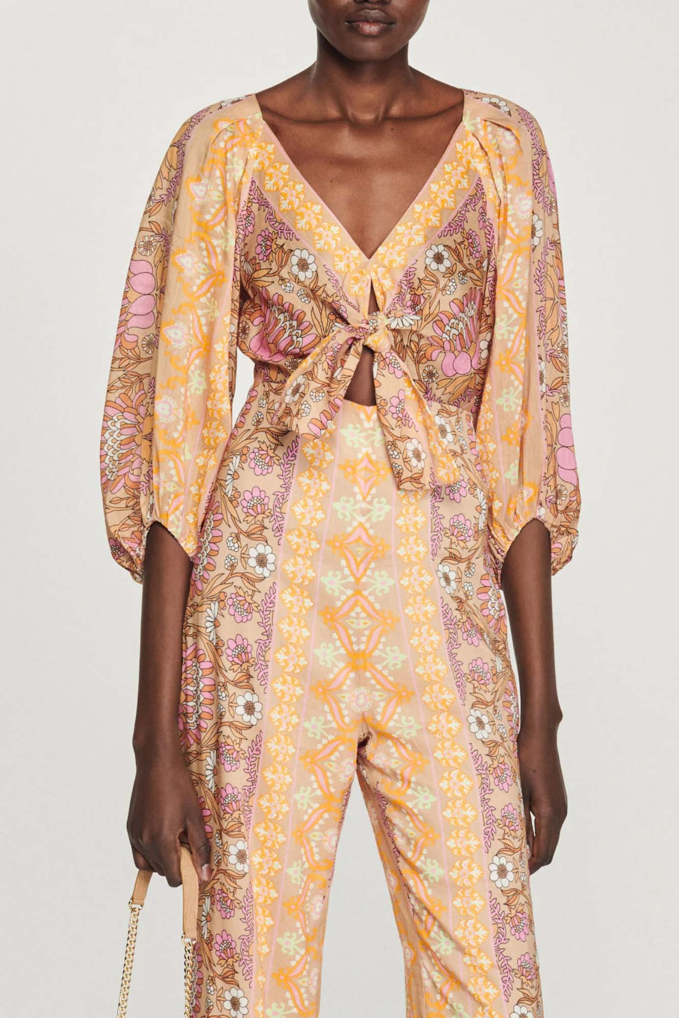 SANDRO -  Women's Printed Jumpsuit - Image 5