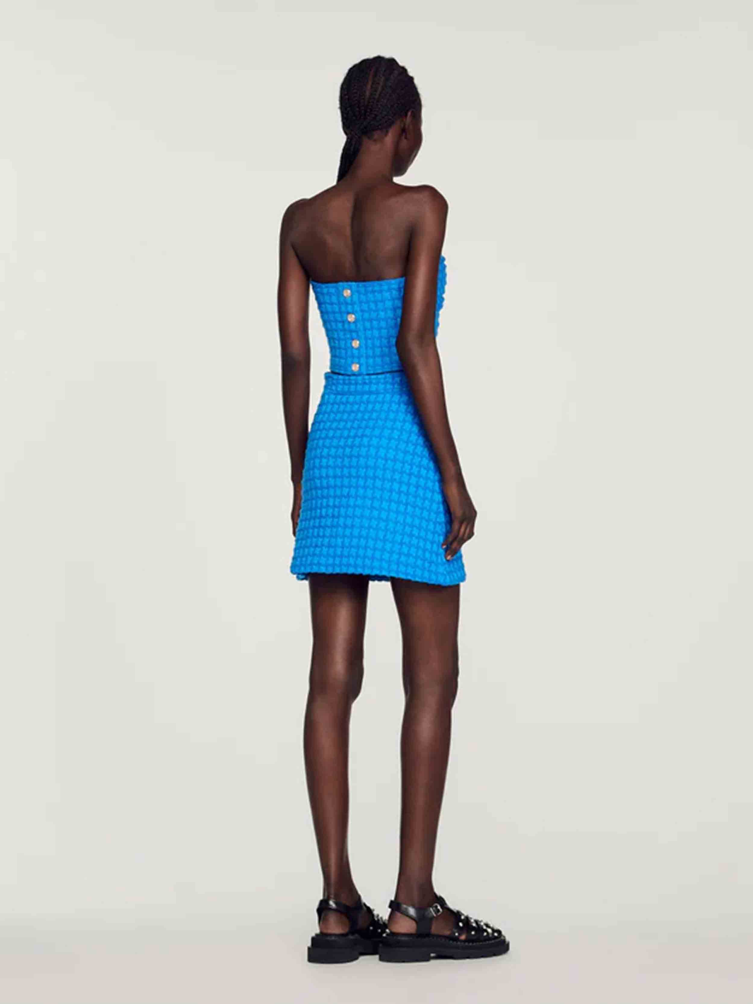 SANDRO -  Women's Short Tweed Skirt - Image 6
