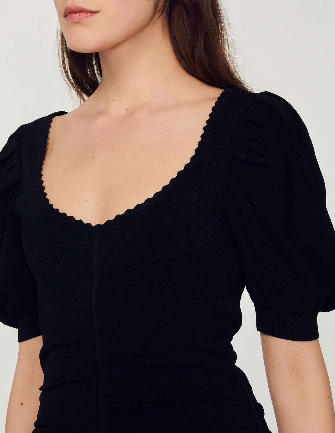 SANDRO - Short Knitted Dress - Image 11