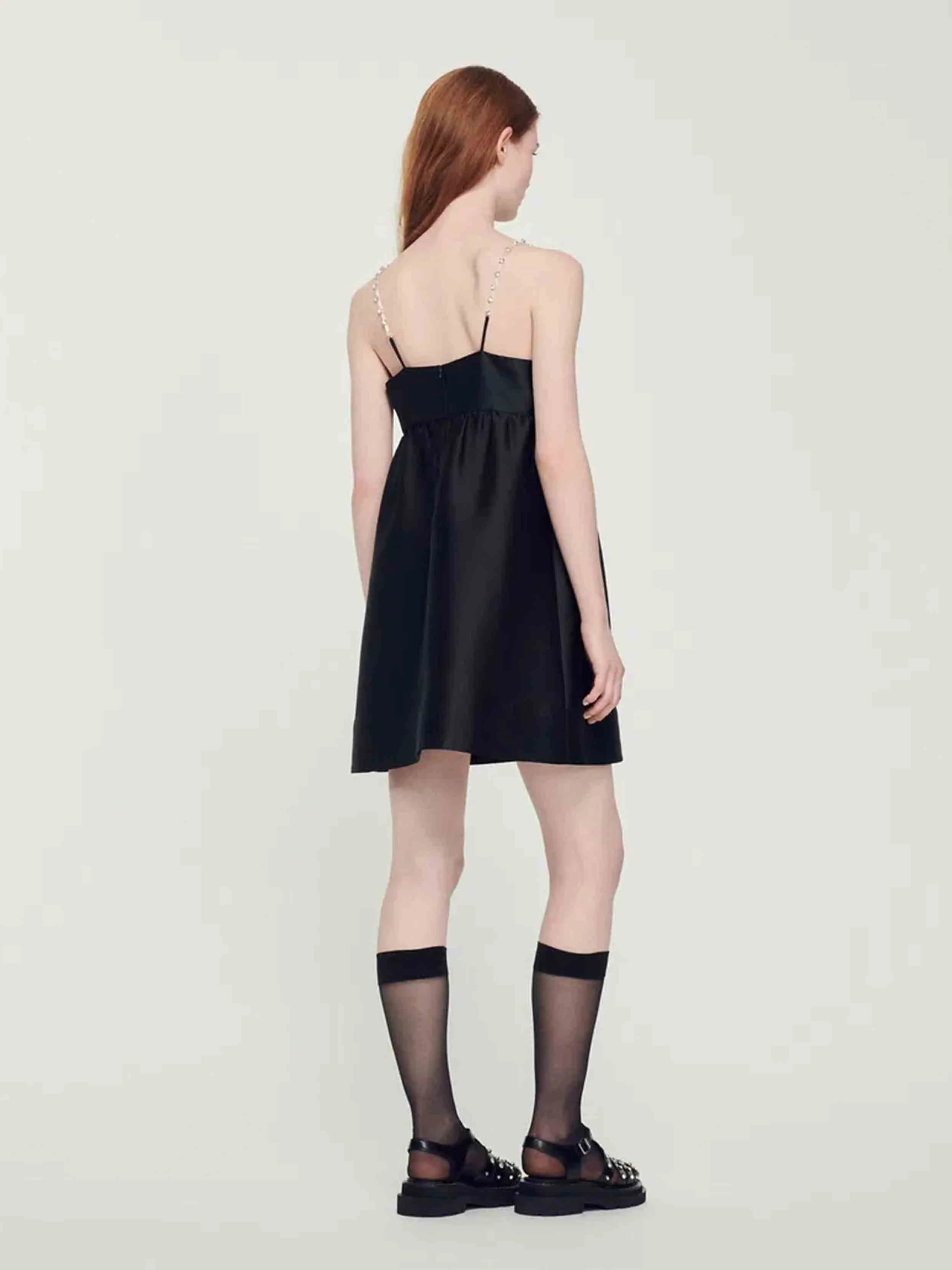 SANDRO - Women's Short Babydoll Dress - Image 3