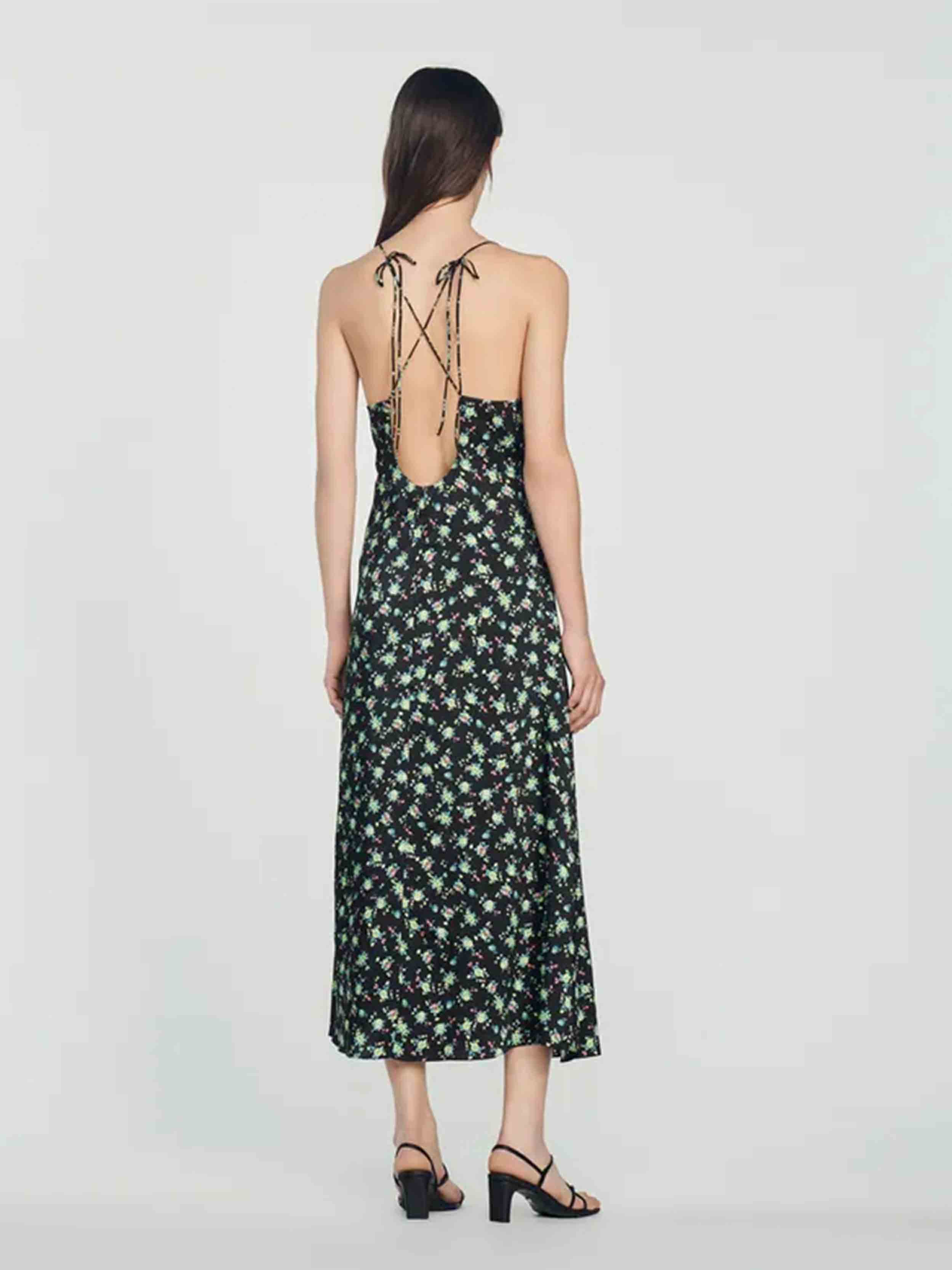 SANDRO - Women's Long Floral Dress - Image 3