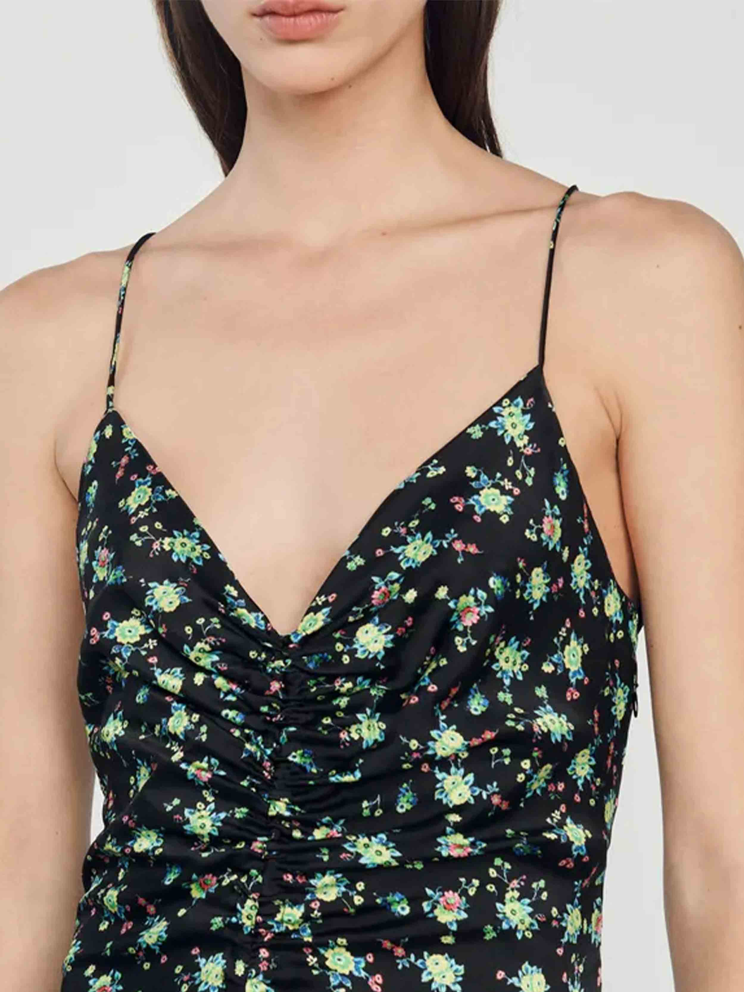SANDRO - Women's Long Floral Dress - Image 5