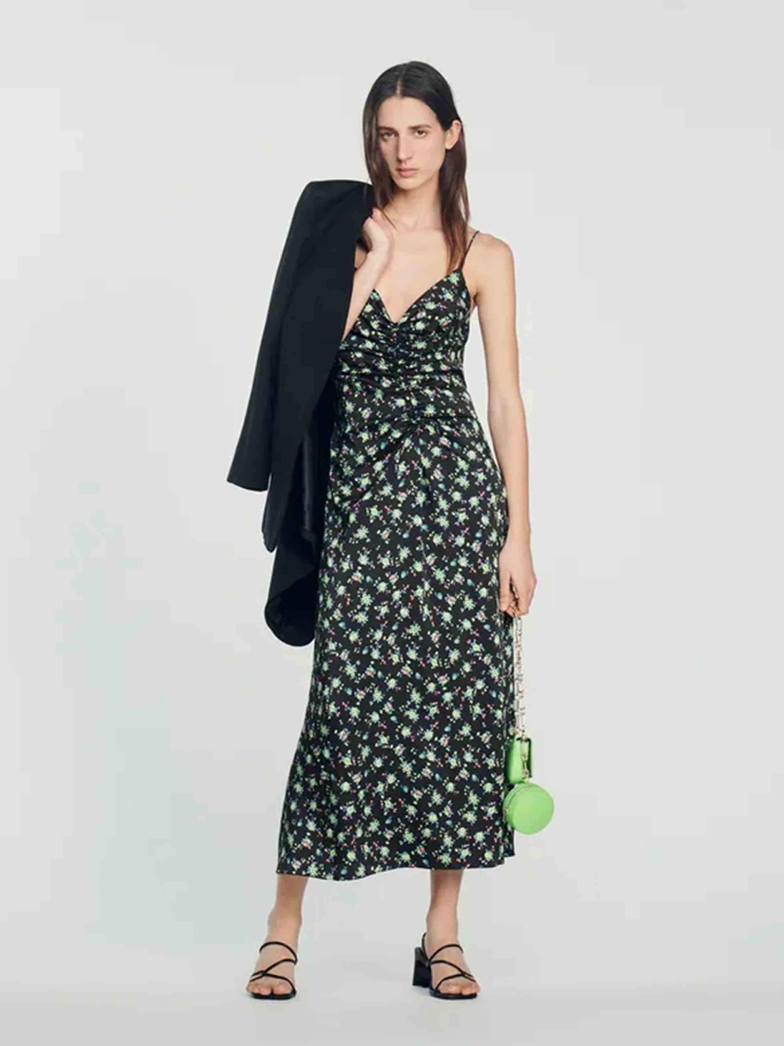 SANDRO - Women's Long Floral Dress - Image 6
