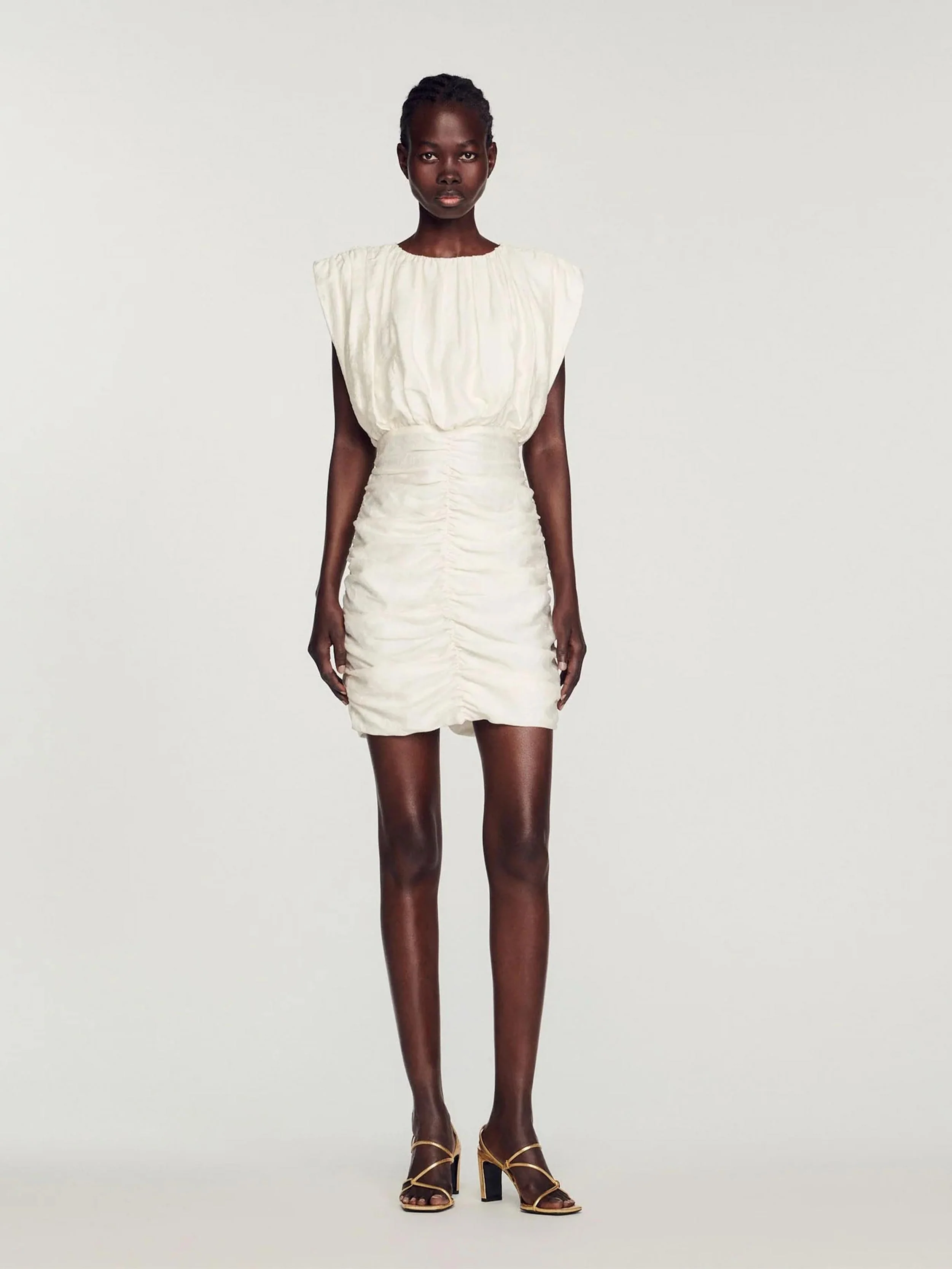 SANDRO - Women's Short Draped Dress - Image 15