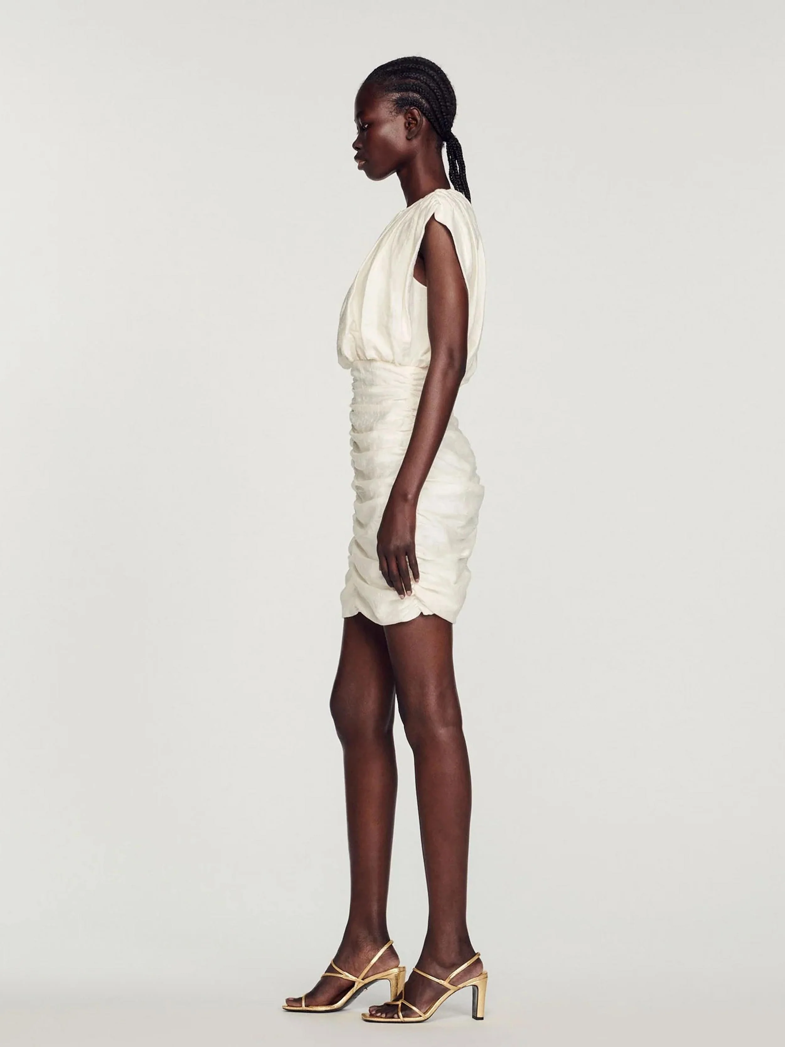 SANDRO - Women's Short Draped Dress - Image 17