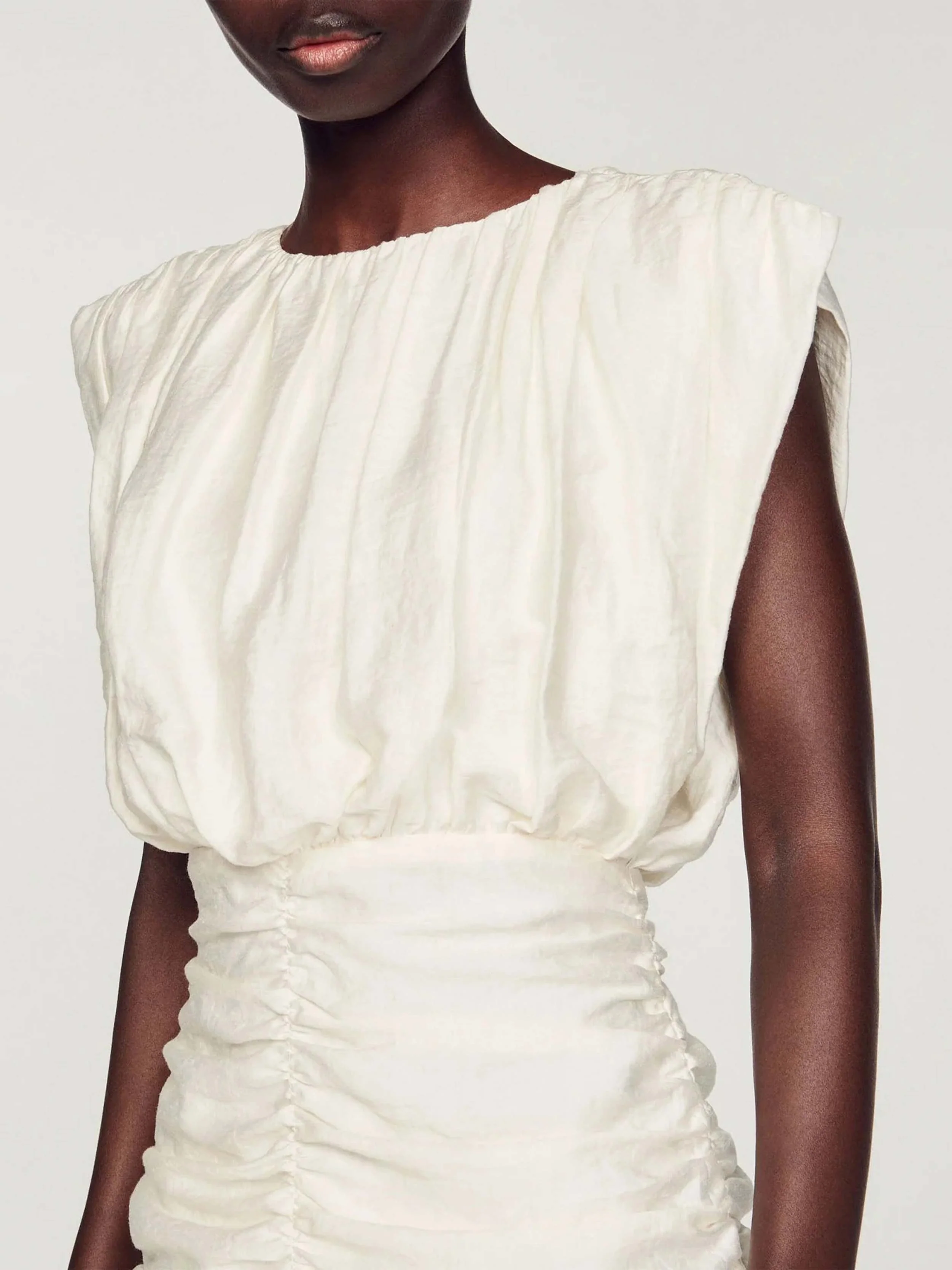 SANDRO - Women's Short Draped Dress - Image 18