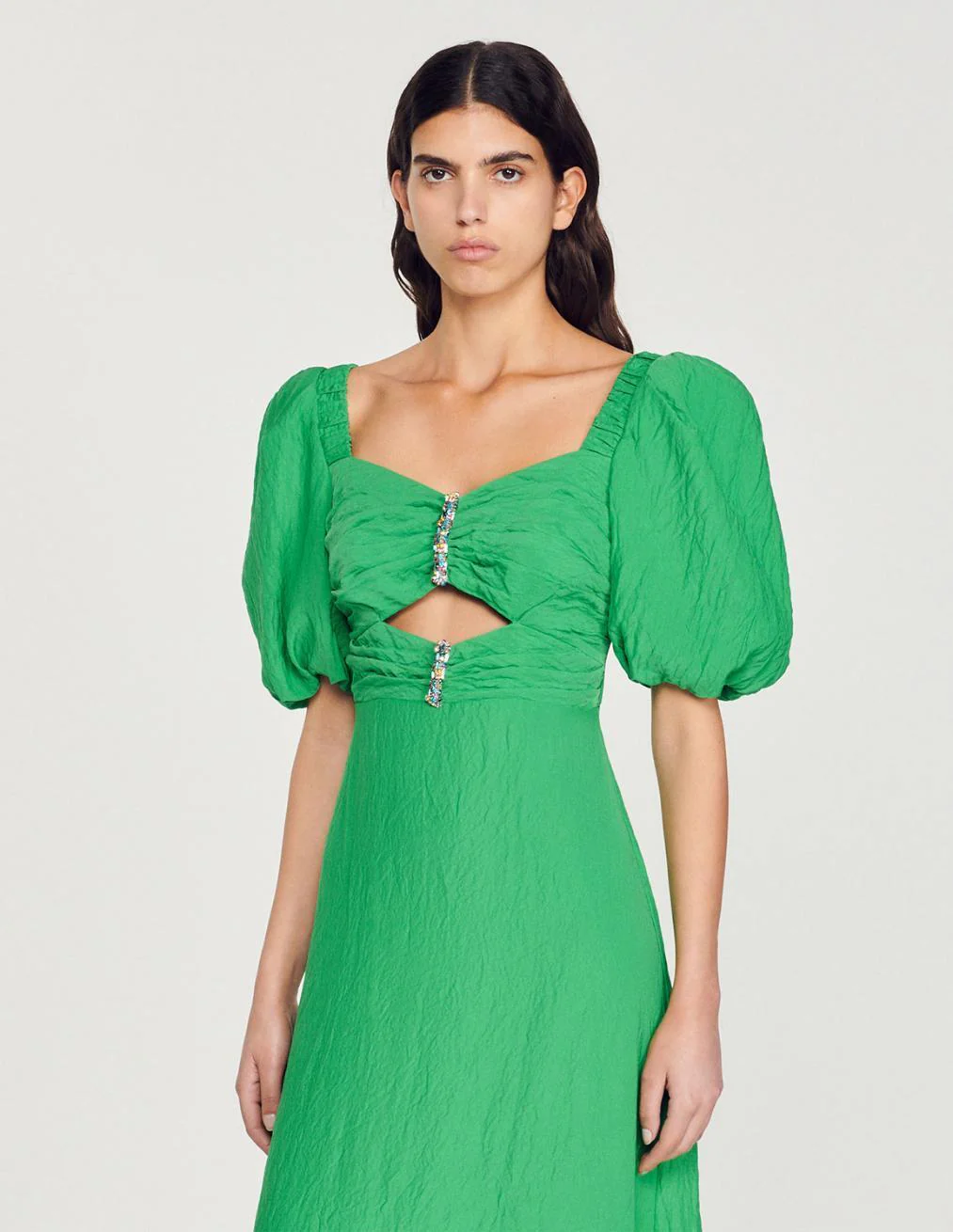 SANDRO - Dress With Rhinestones - Image 5