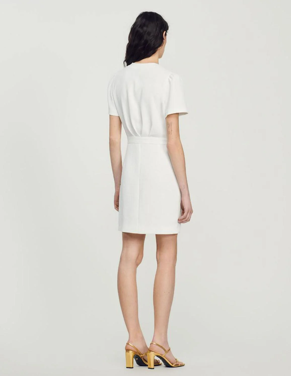 SANDRO - Women's Short Pleated Dress - Image 3