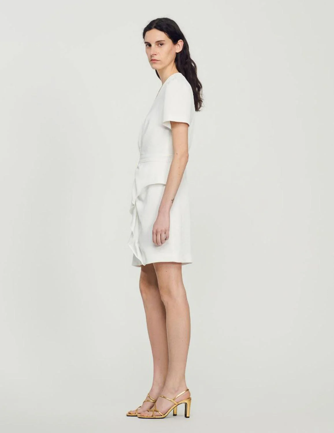 SANDRO - Women's Short Pleated Dress - Image 4