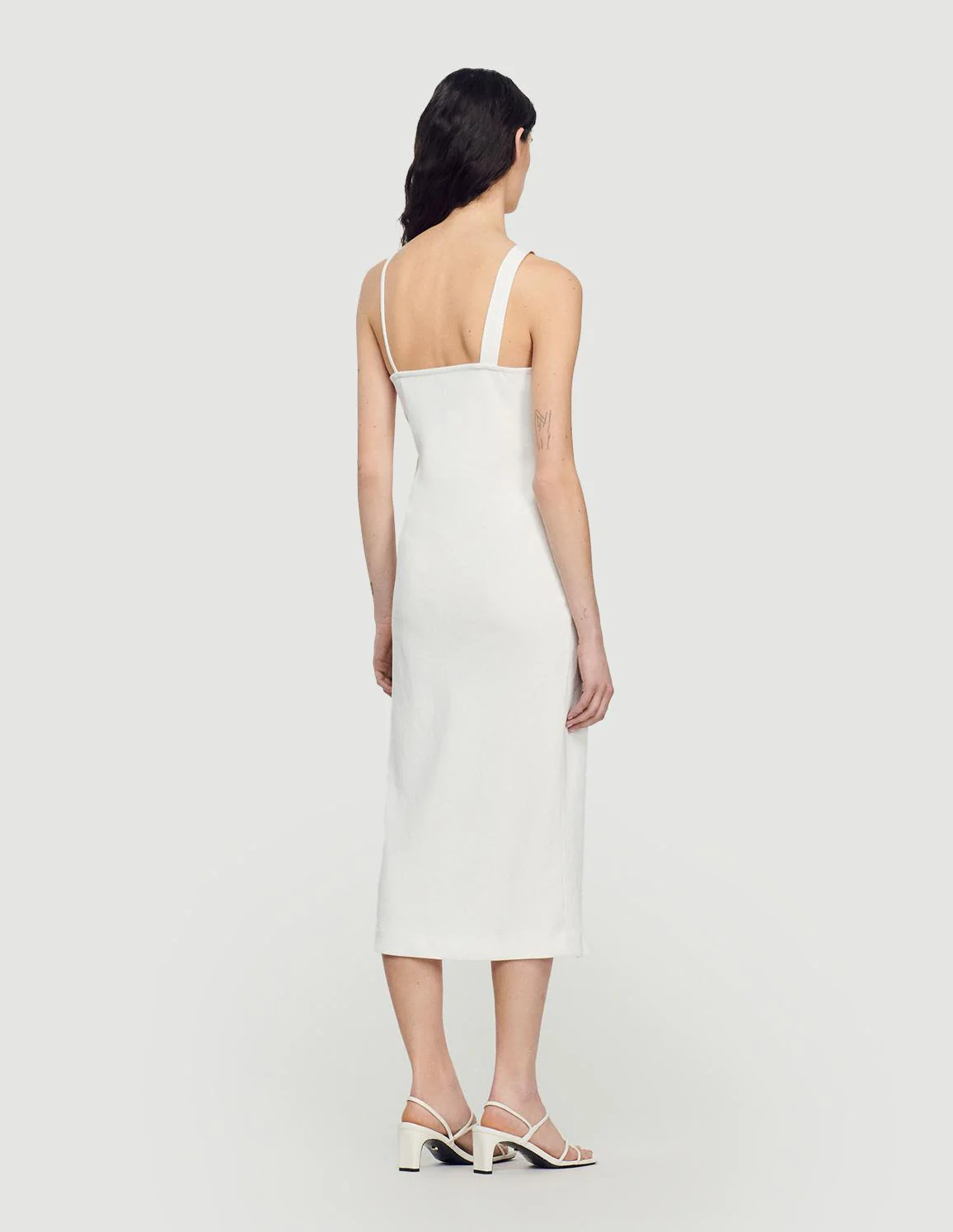 SANDRO - Women's Long Asymmetric Dress - Image 3