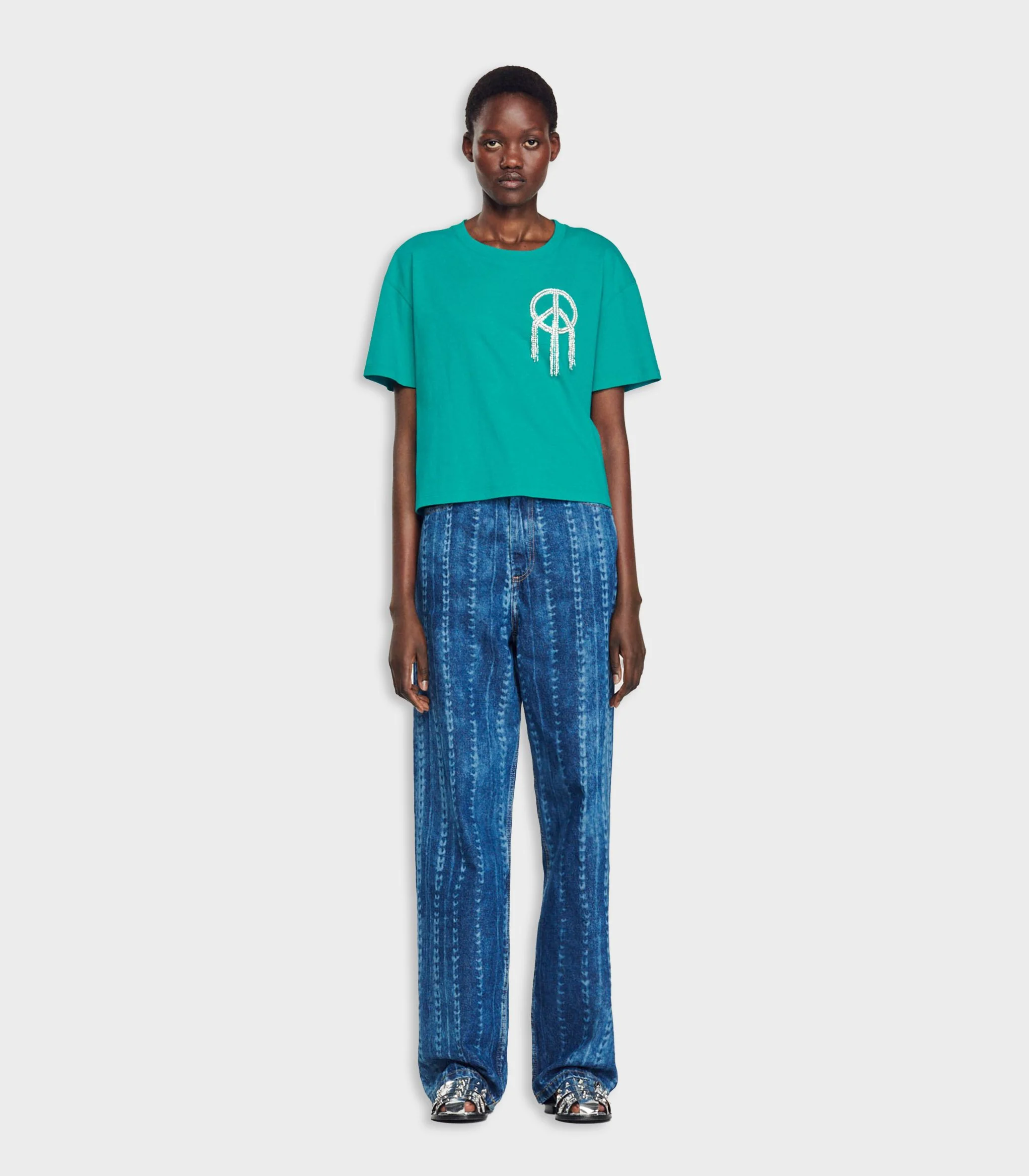 SANDRO - Peace And Love T-Shirt - Image 5