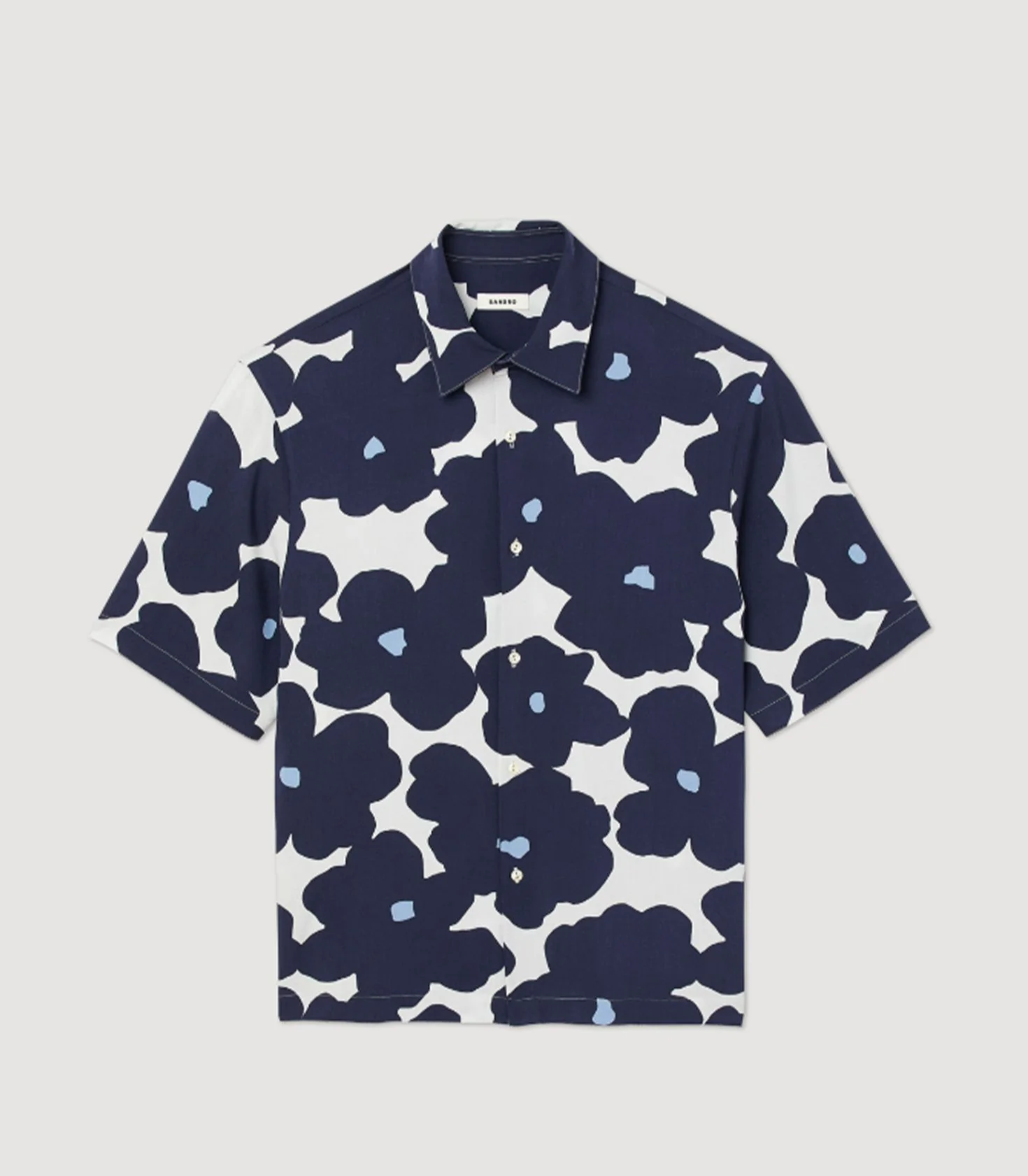 SANDRO - Men's Floral Printed Shirt - Image 2