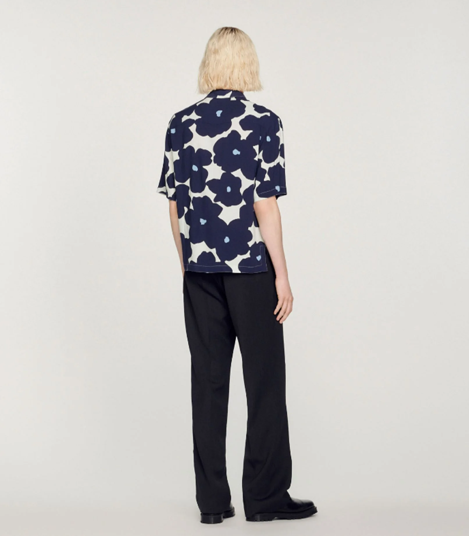 SANDRO - Men's Floral Printed Shirt - Image 4