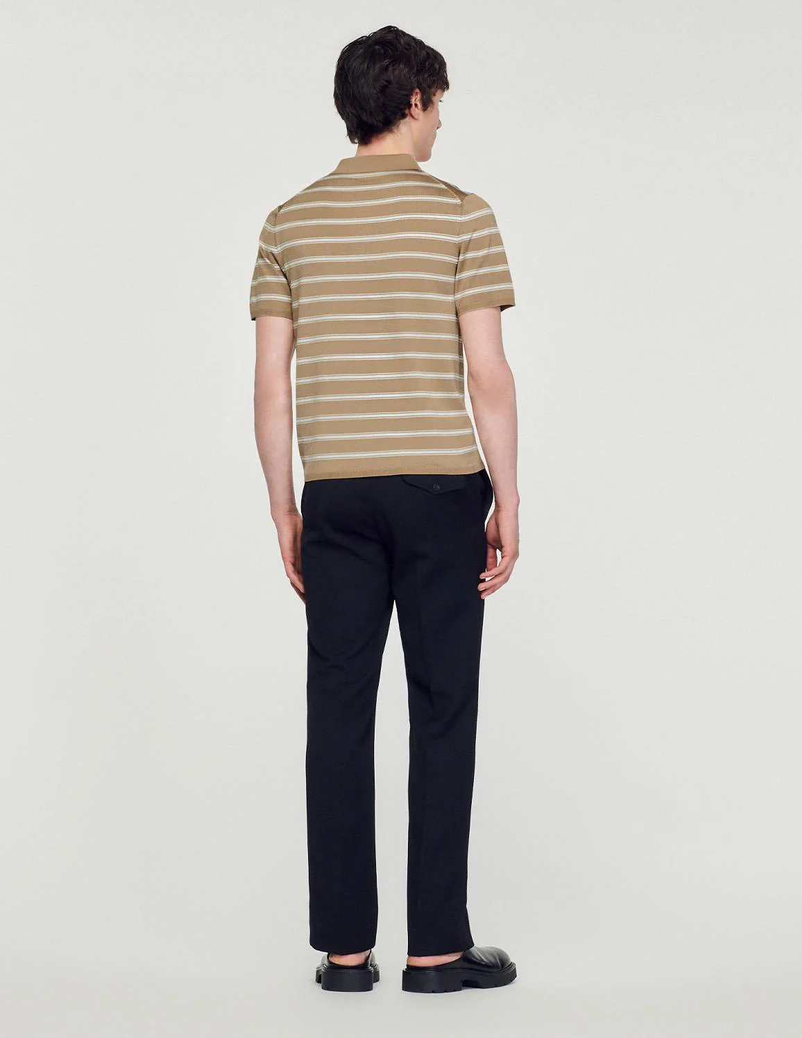 SANDRO - Striped Polo Shirt - Image 4