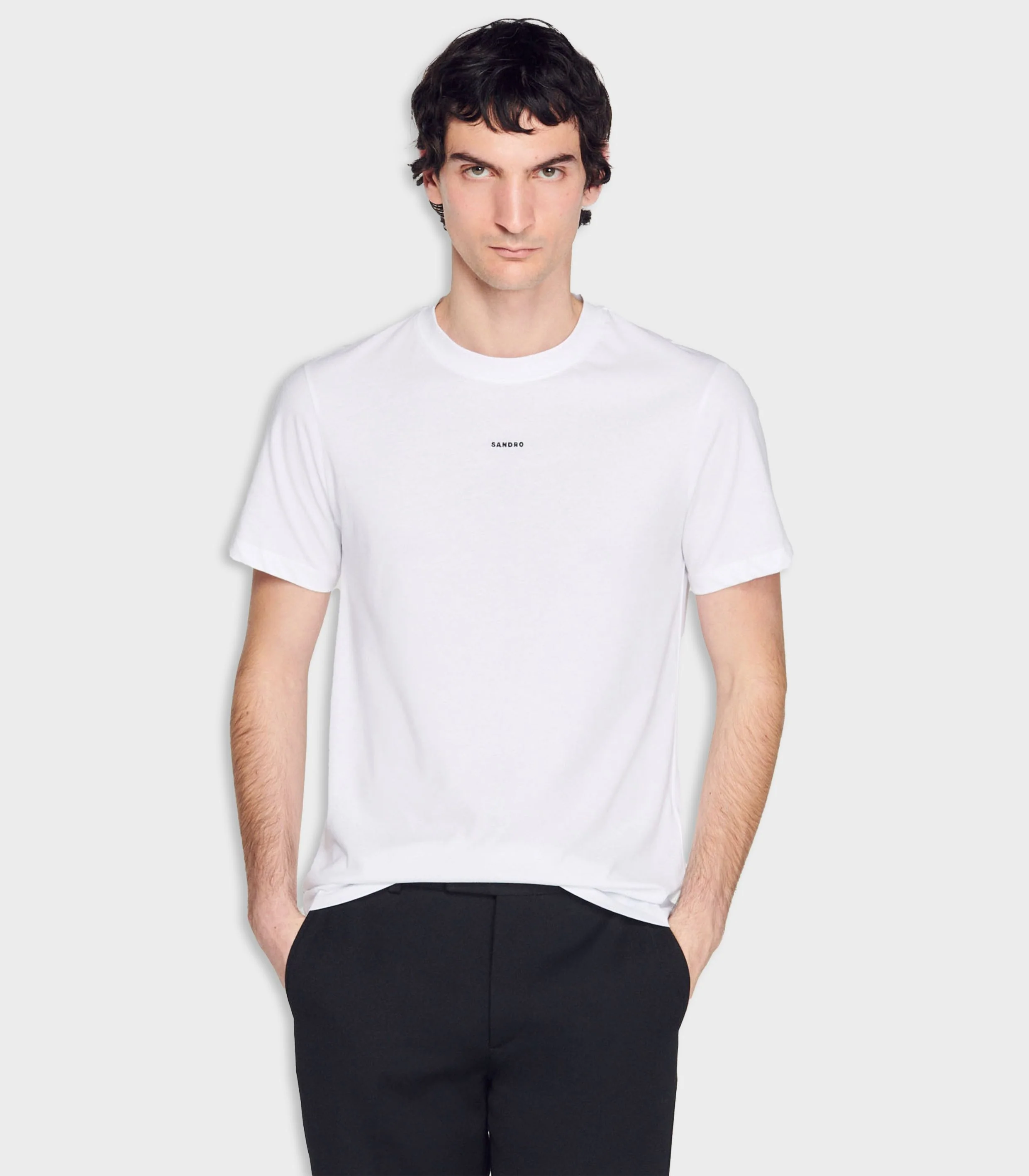 SANDRO - Organic Cotton T-Shirt - Image 11