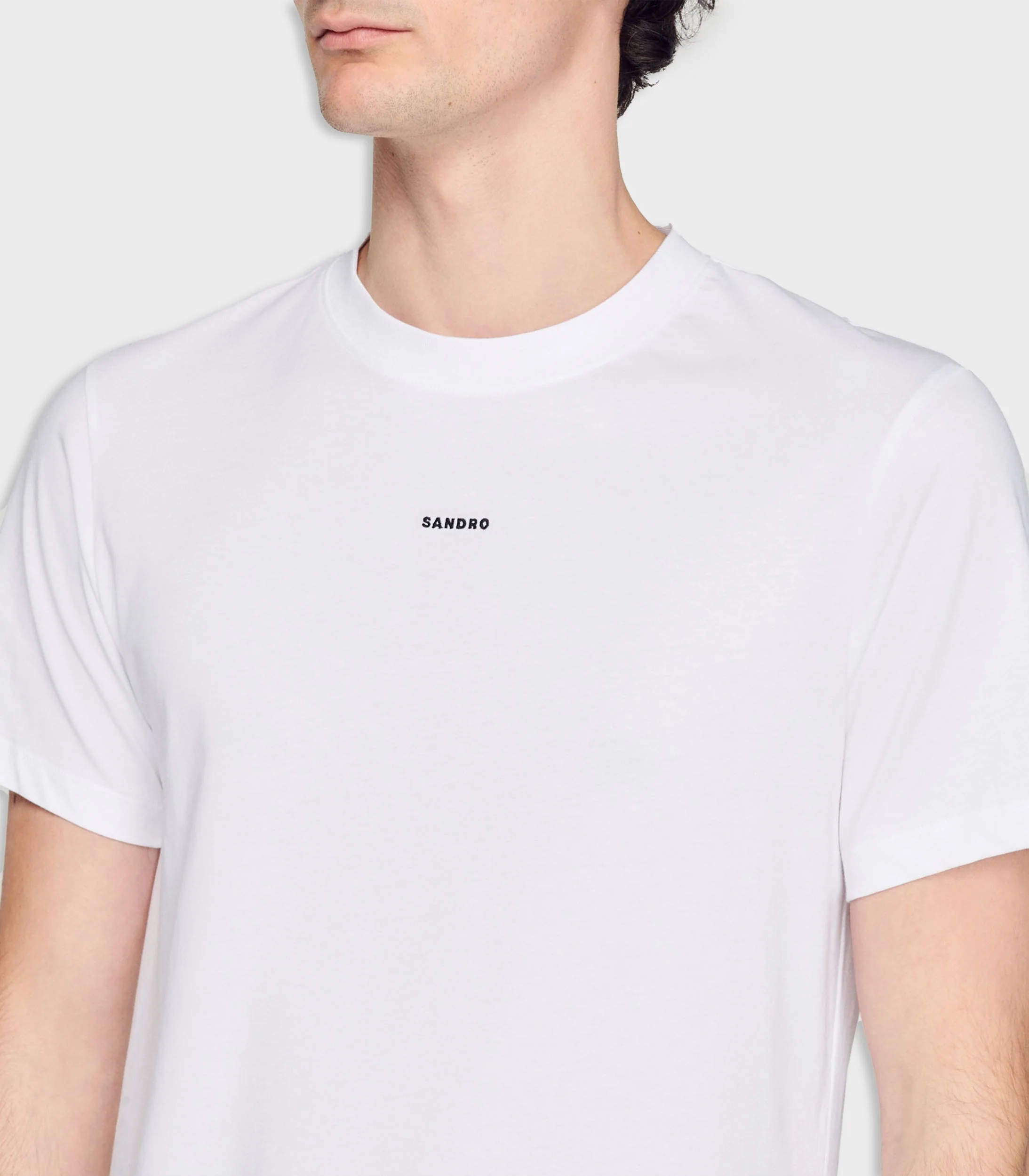 SANDRO - Organic Cotton T-Shirt - Image 12