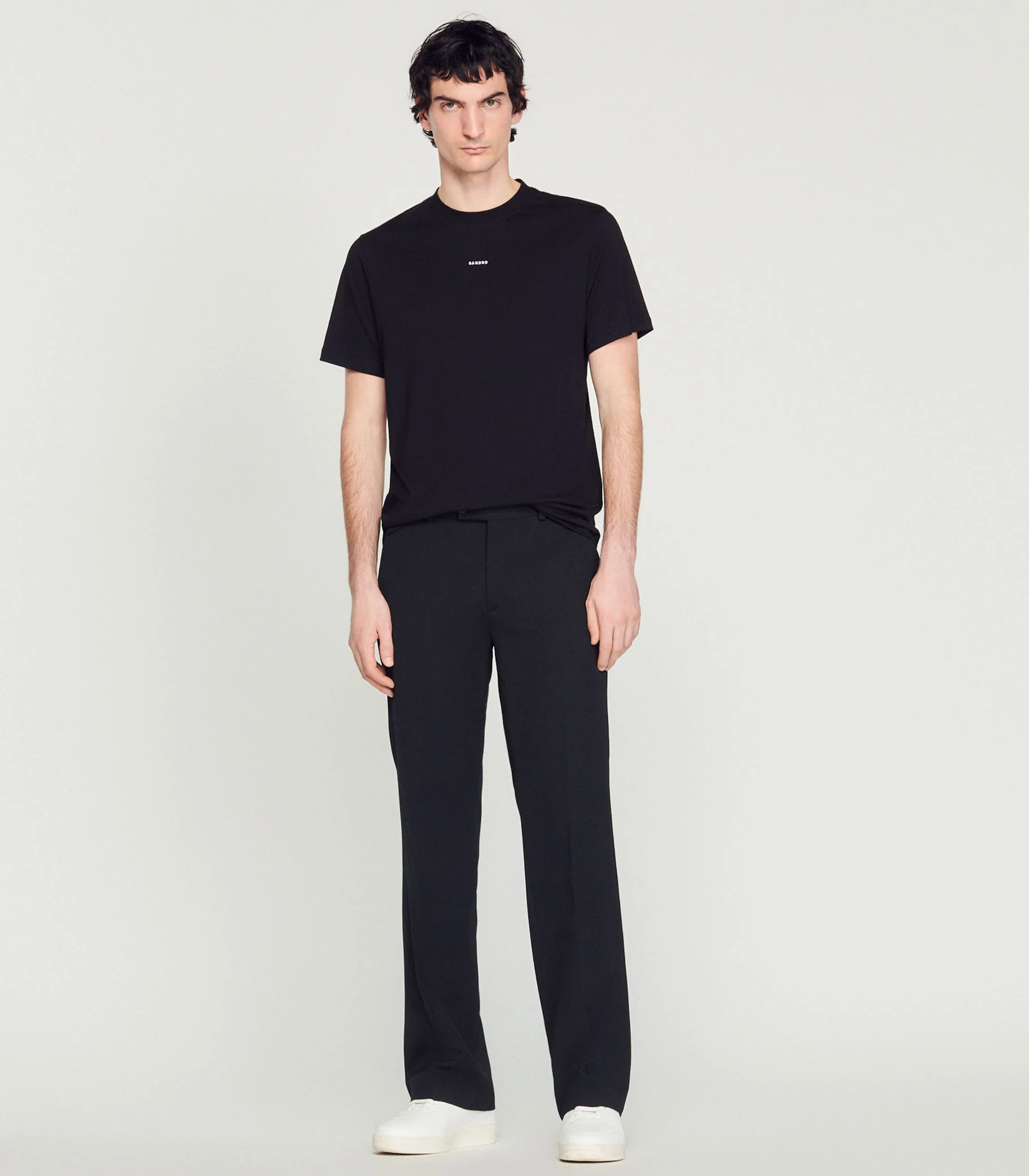 SANDRO - Organic Cotton T-Shirt - Image 2