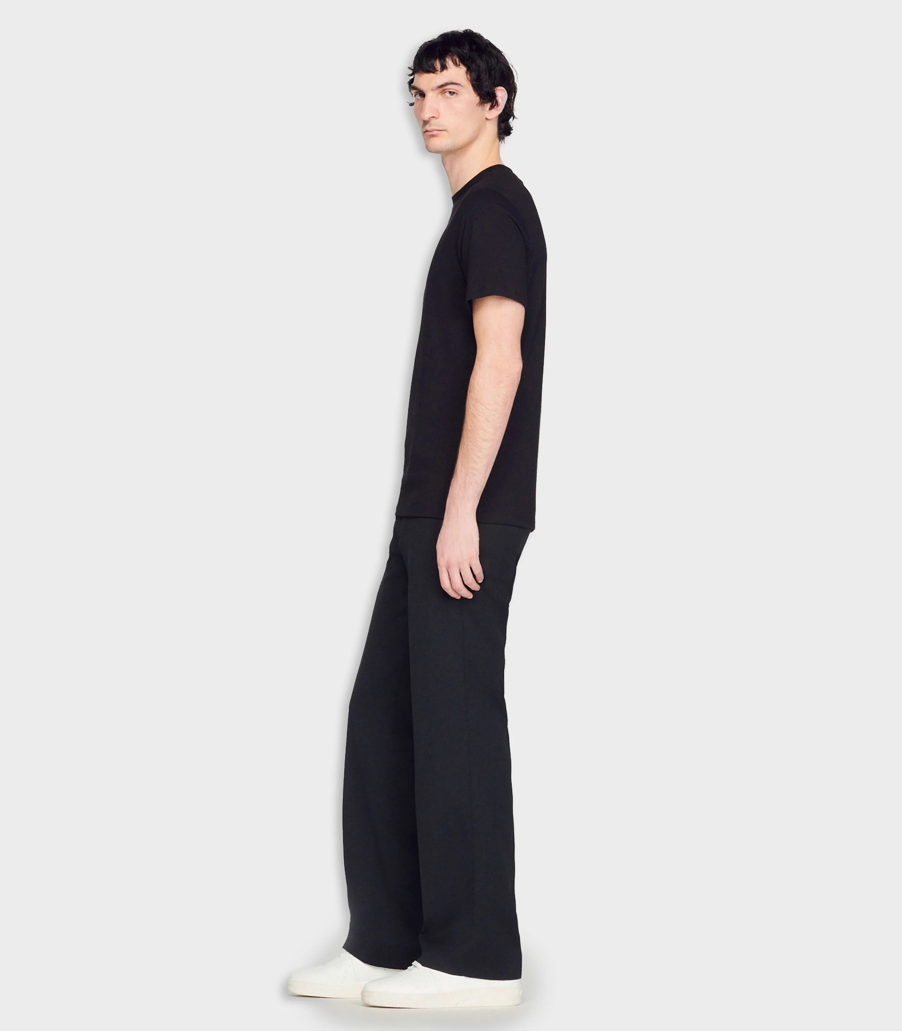 SANDRO - Organic Cotton T-Shirt - Image 4