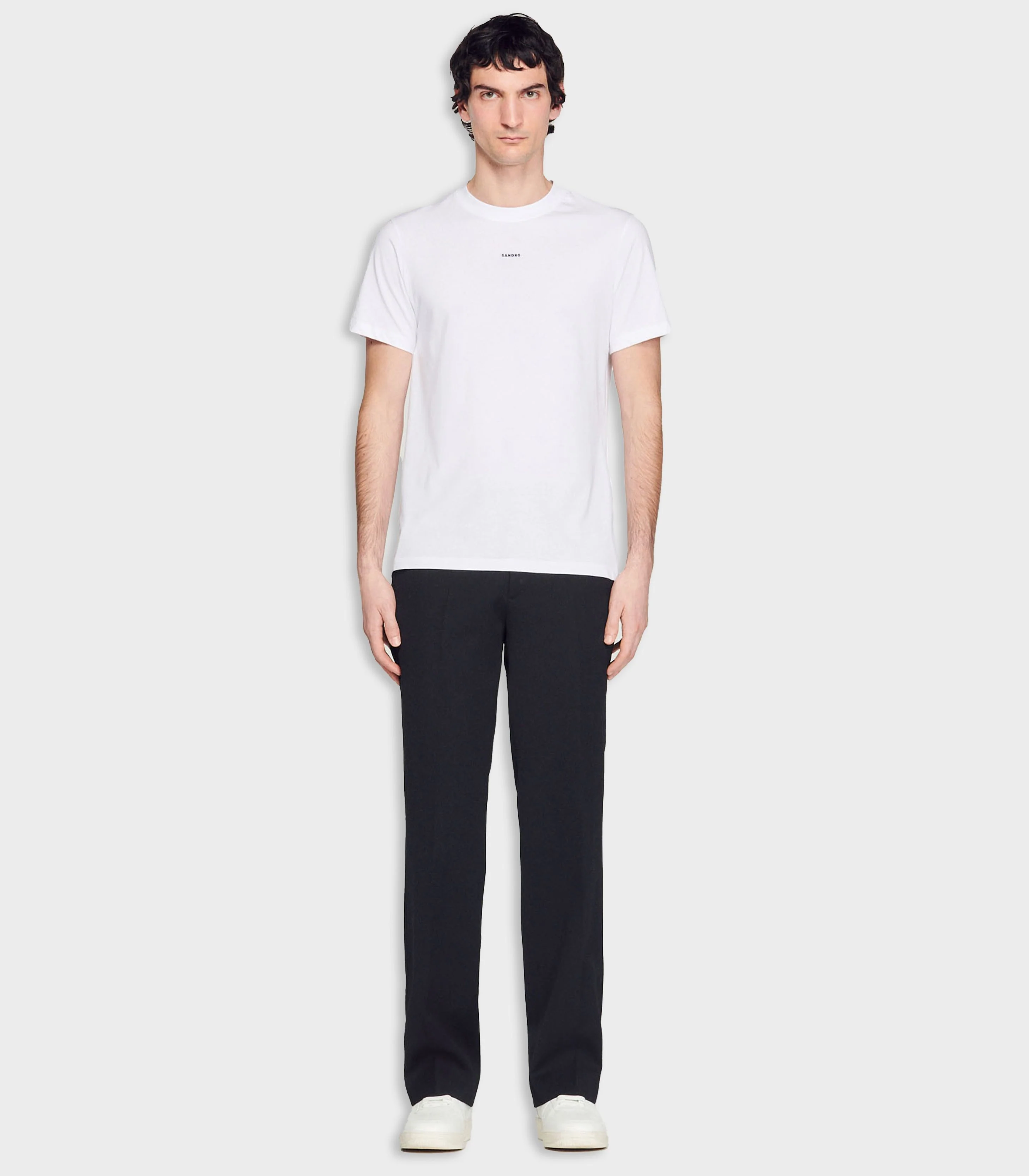 SANDRO - Organic Cotton T-Shirt - Image 8