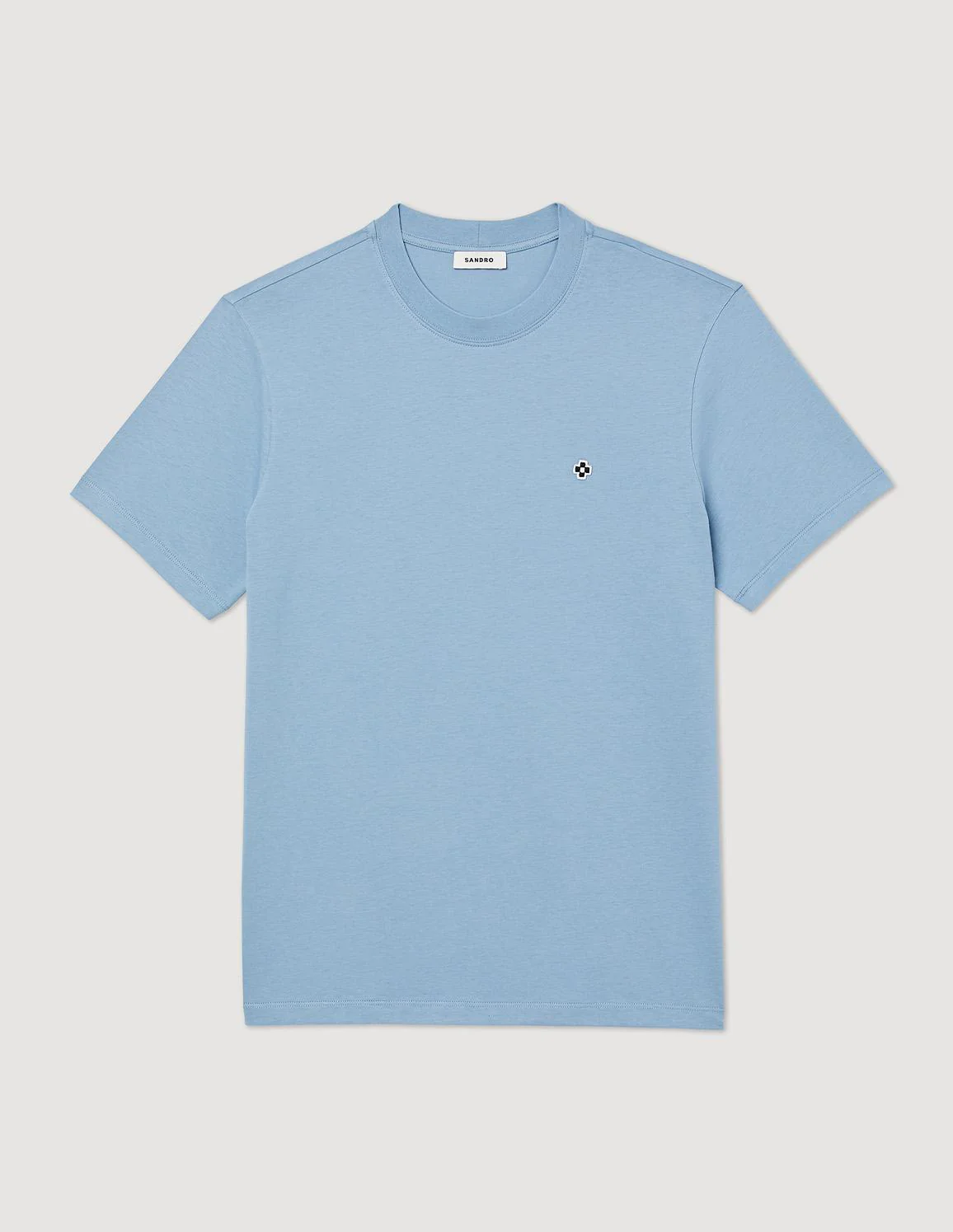 SANDRO - T-Shirt With Square Cross Patch - Image 6