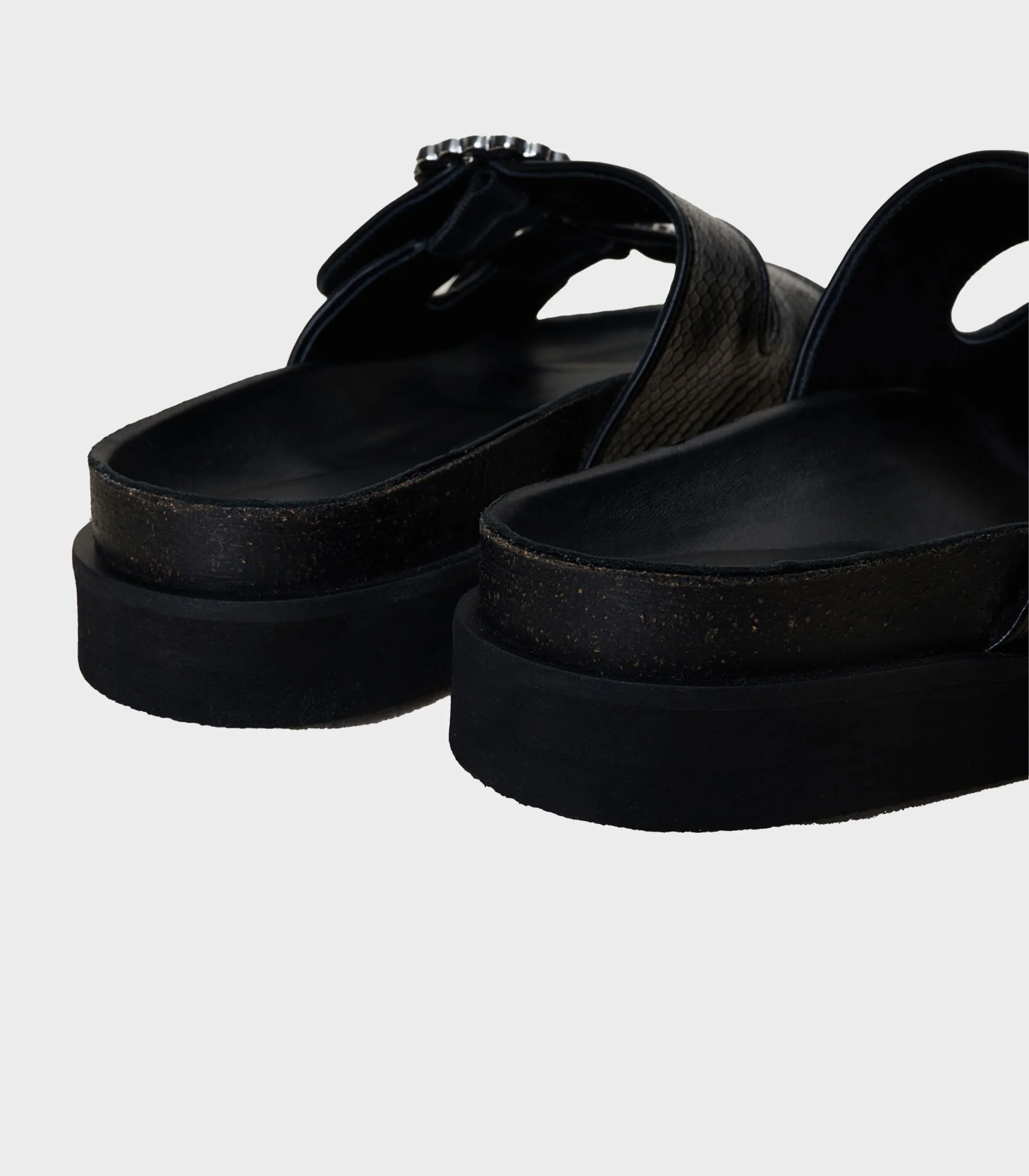 Maje - Sandals With Rhinestone Buckles - Image 5
