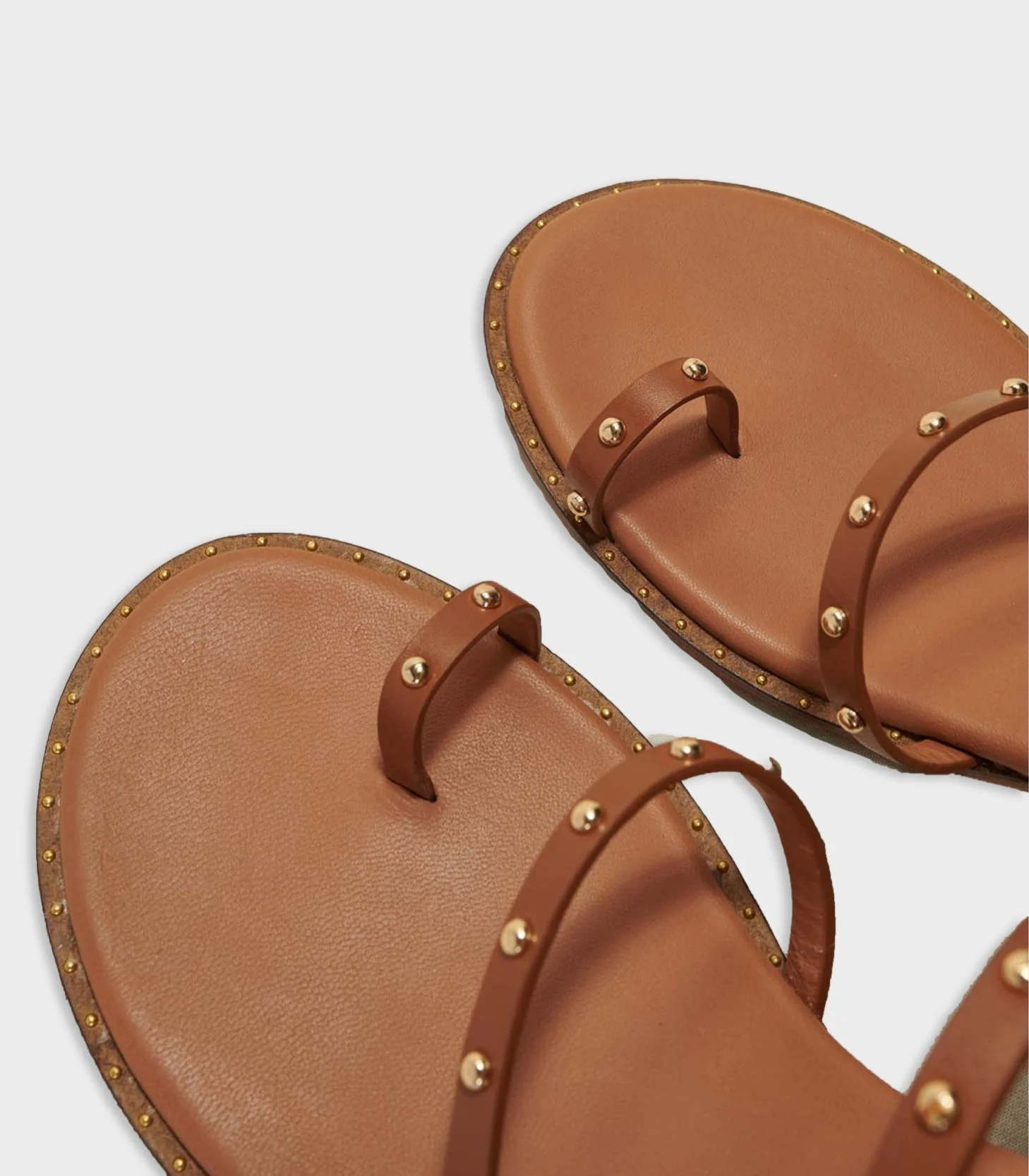 Maje - Women's Studded Strappy Leather Sandals - Image 5