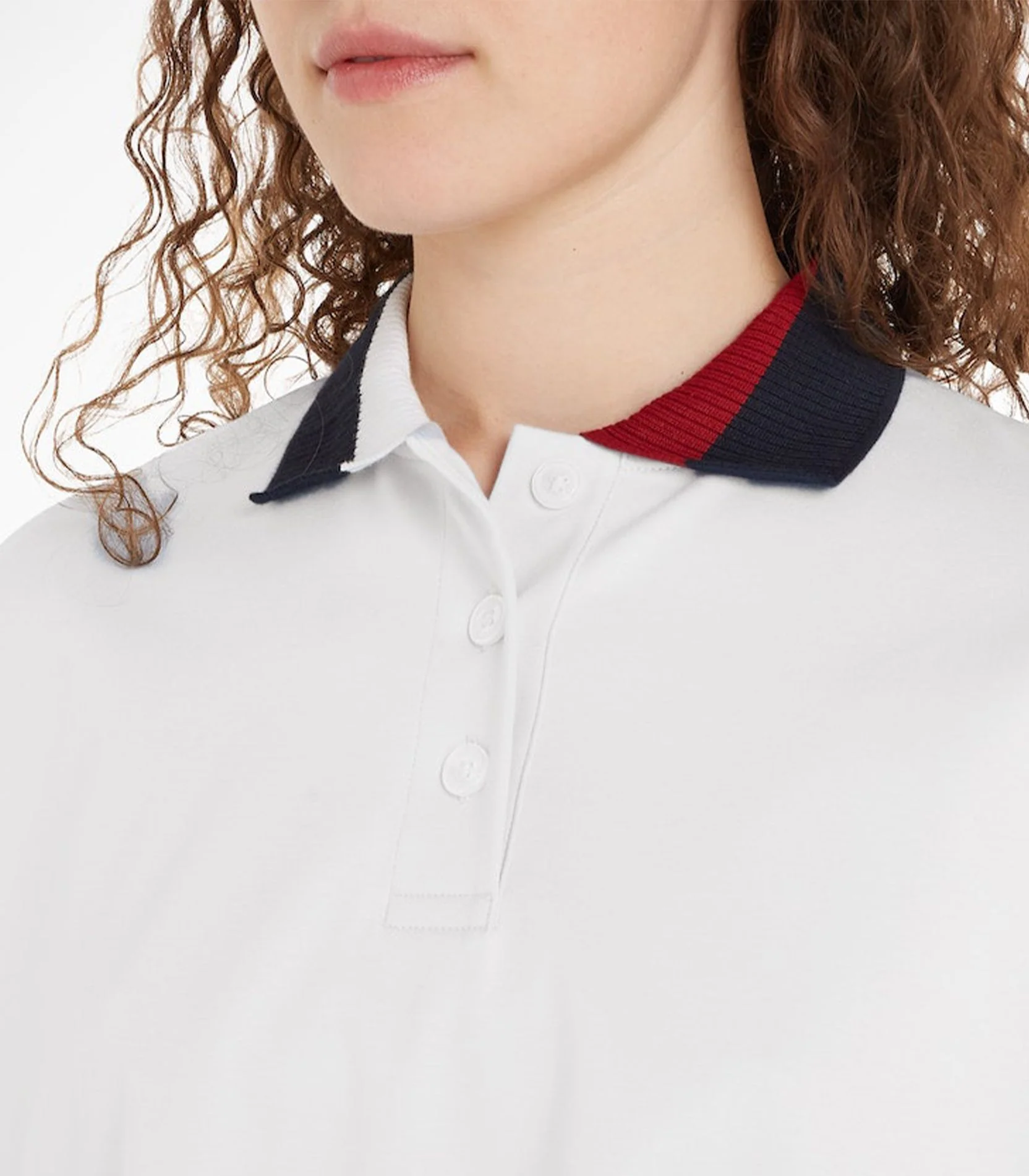 Tommy Hilfiger - Women's Global Stripe Cropped Relaxed Polo - Image 10