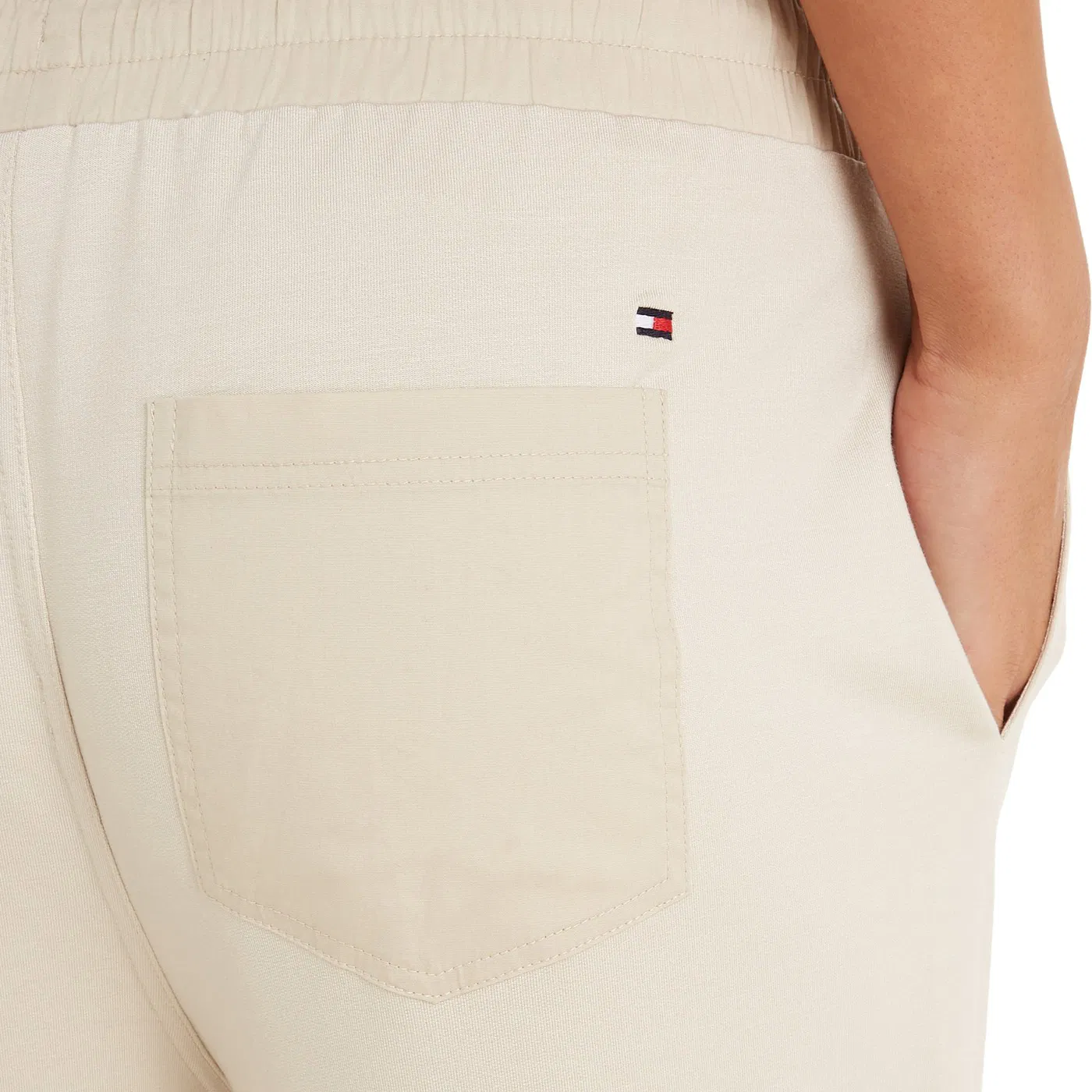 Tommy Hilfiger - Tapered Poplin Mix High Waist Pants - Image 11