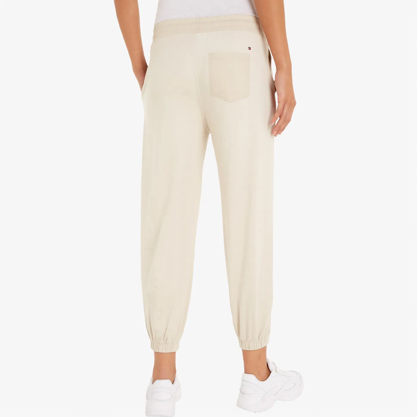 Tommy Hilfiger - Tapered Poplin Mix High Waist Pants - Image 8