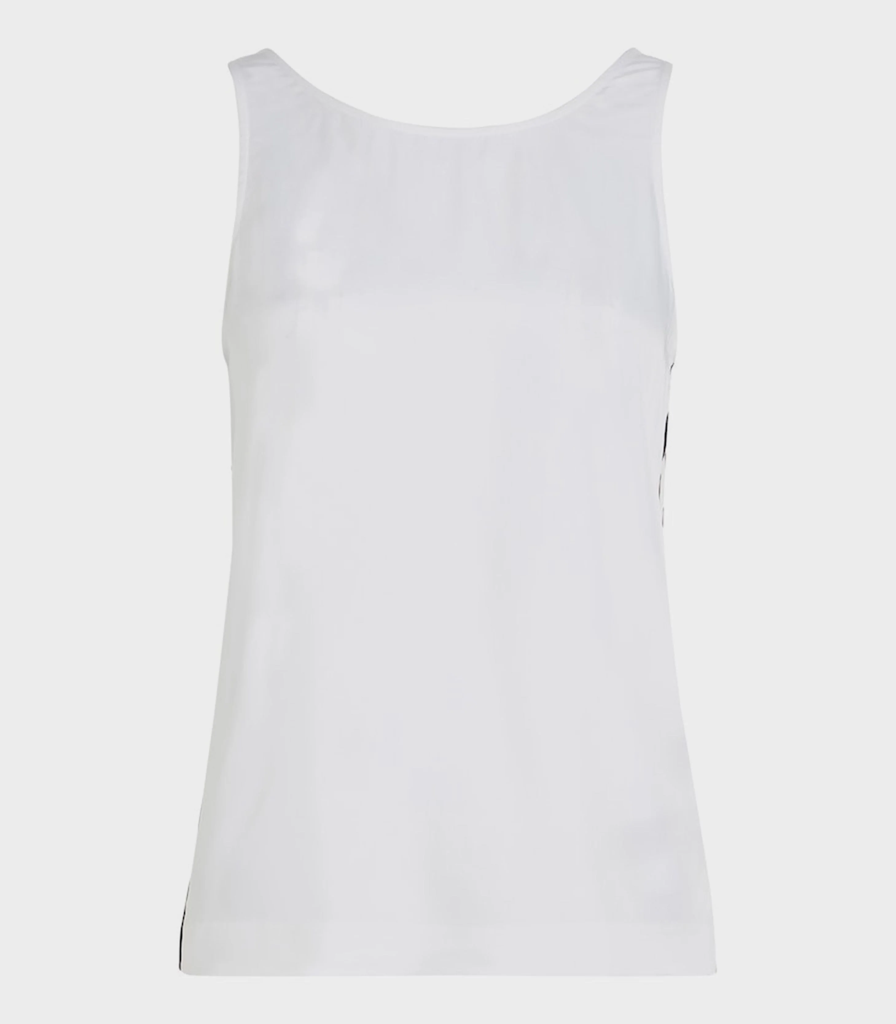 Tommy Hilfiger - Women's Logo Tape Detail Sleeveless Top Regular Fit - Image 6