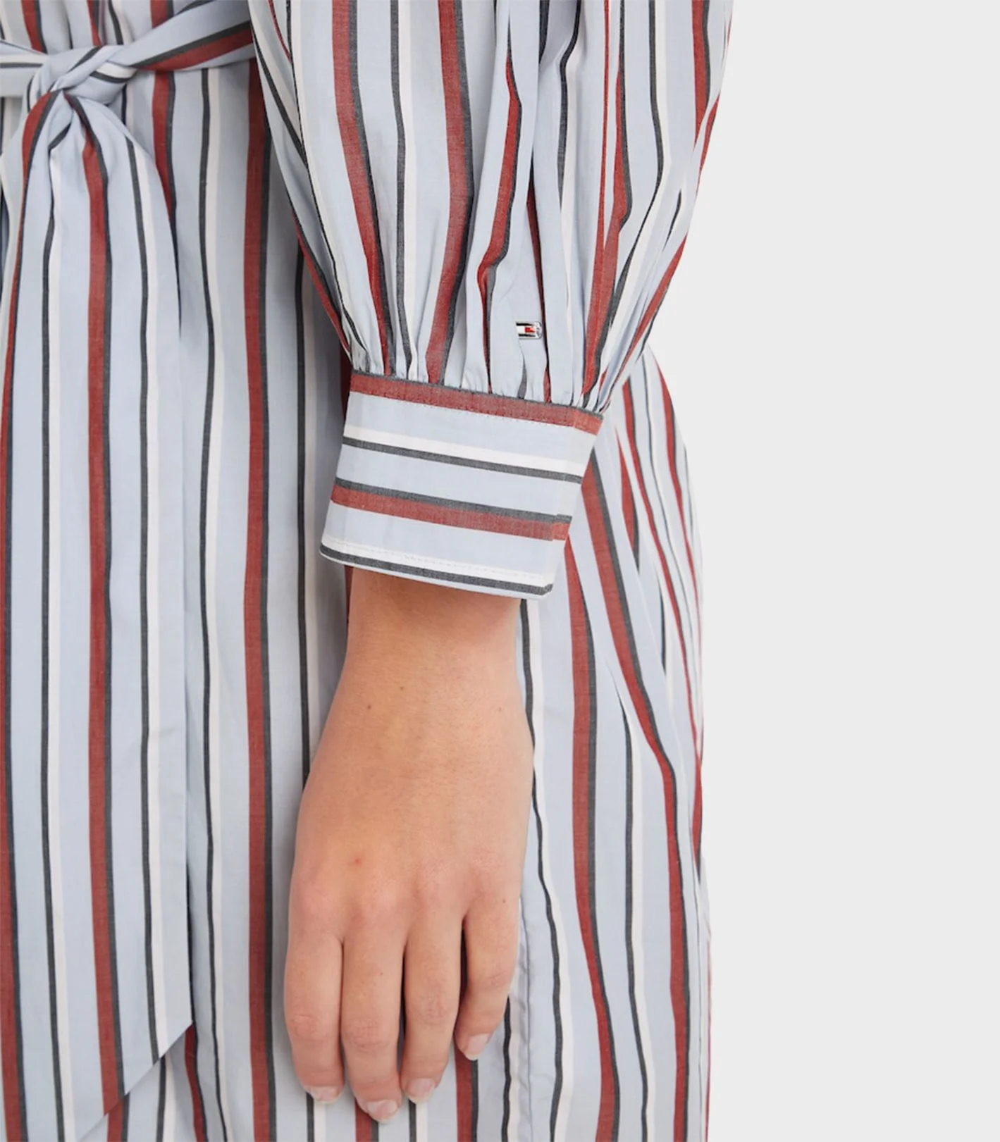 Tommy Hilfiger - Striped Tie Detail Shirt Dress - Image 5