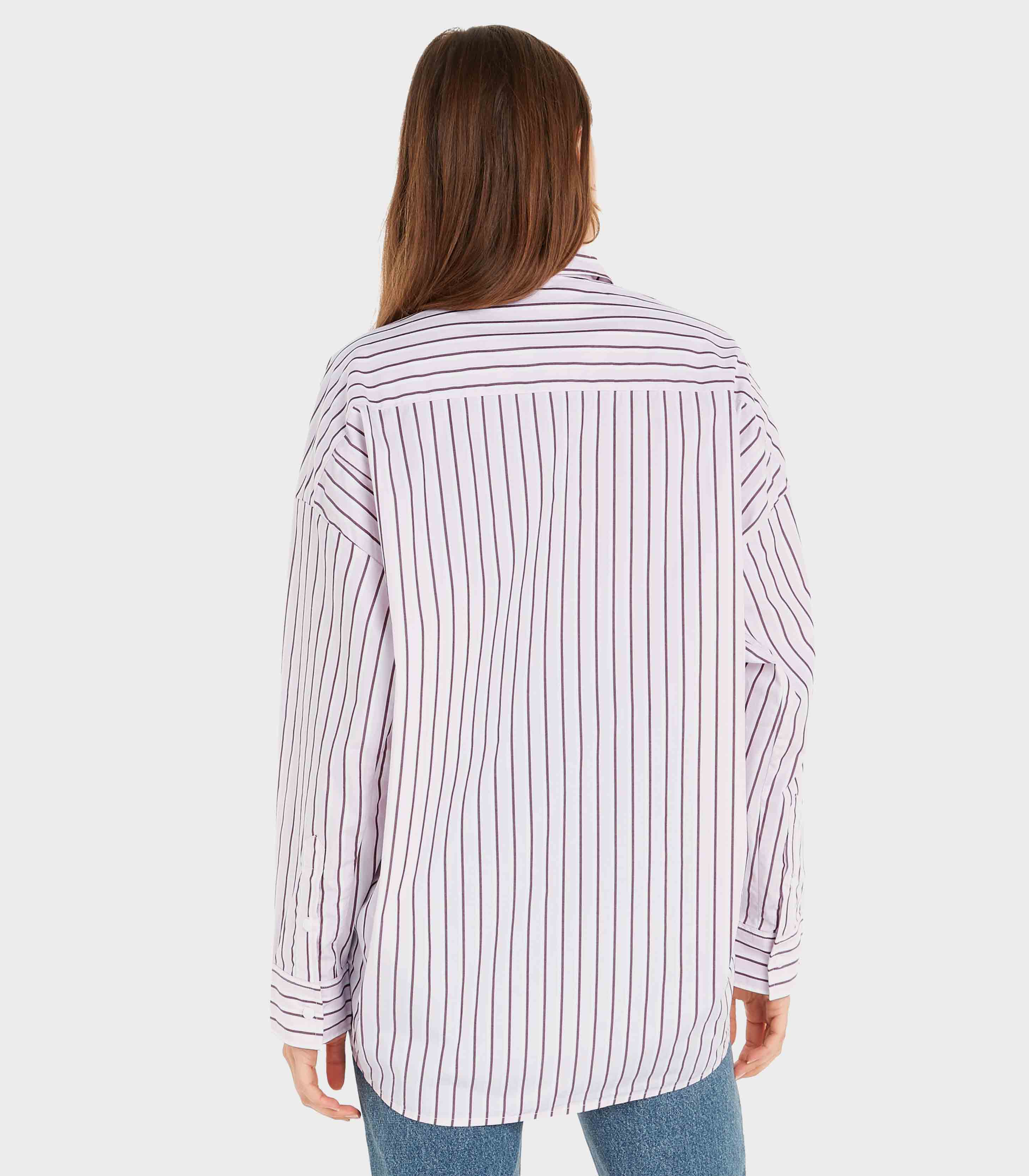 Tommy Hilfiger - Women's Oversized Etro Striped Poplin Shirt - Image 3