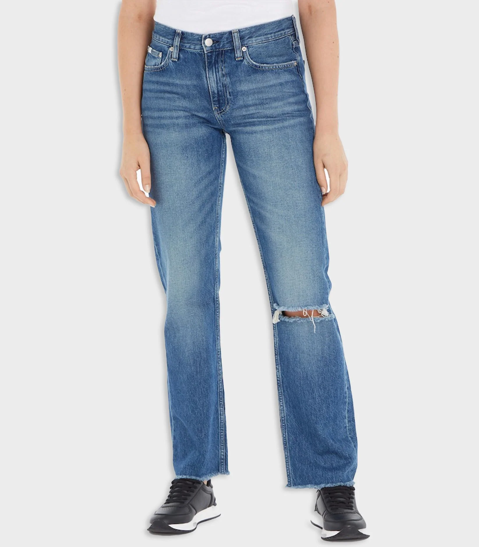 Calvin Klein Jeans - Straight Lined Low Waist Jeans