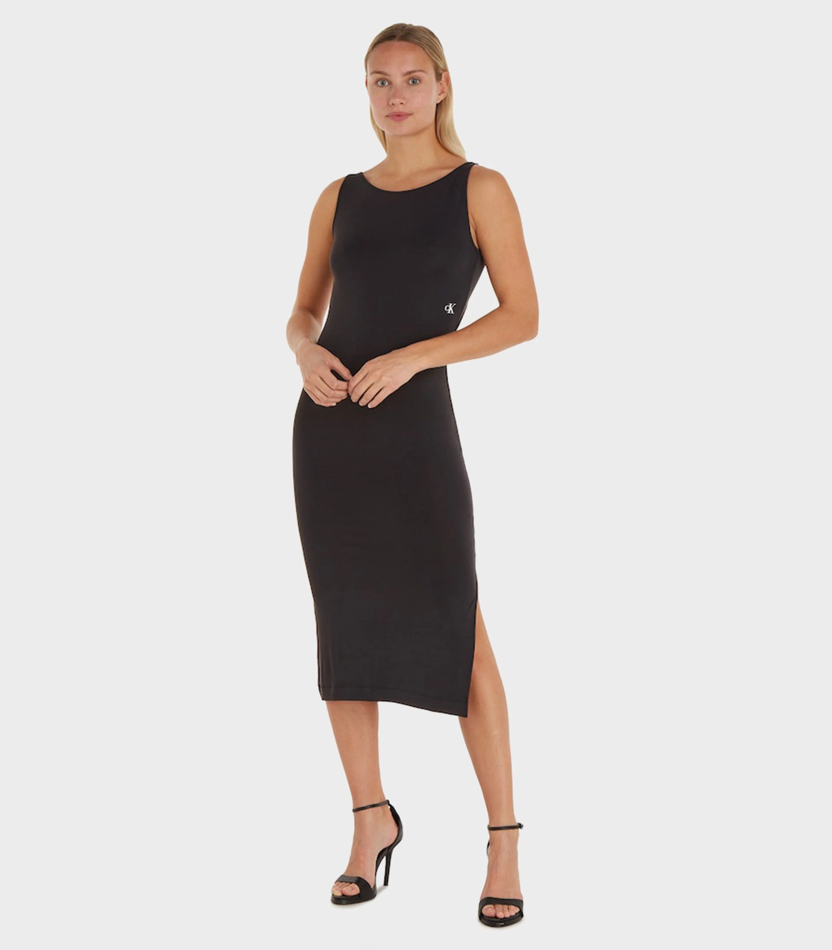 Calvin Klein Jeans - back twist strappy long dress regular fit - women - Image 2