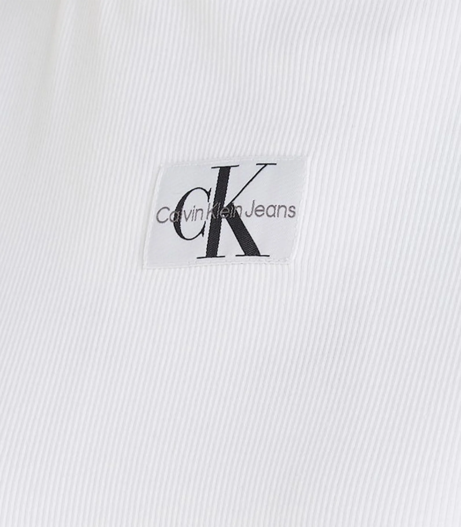 Calvin Klein Jeans - Badge Ribbed Cropped Hoodie - Image 4