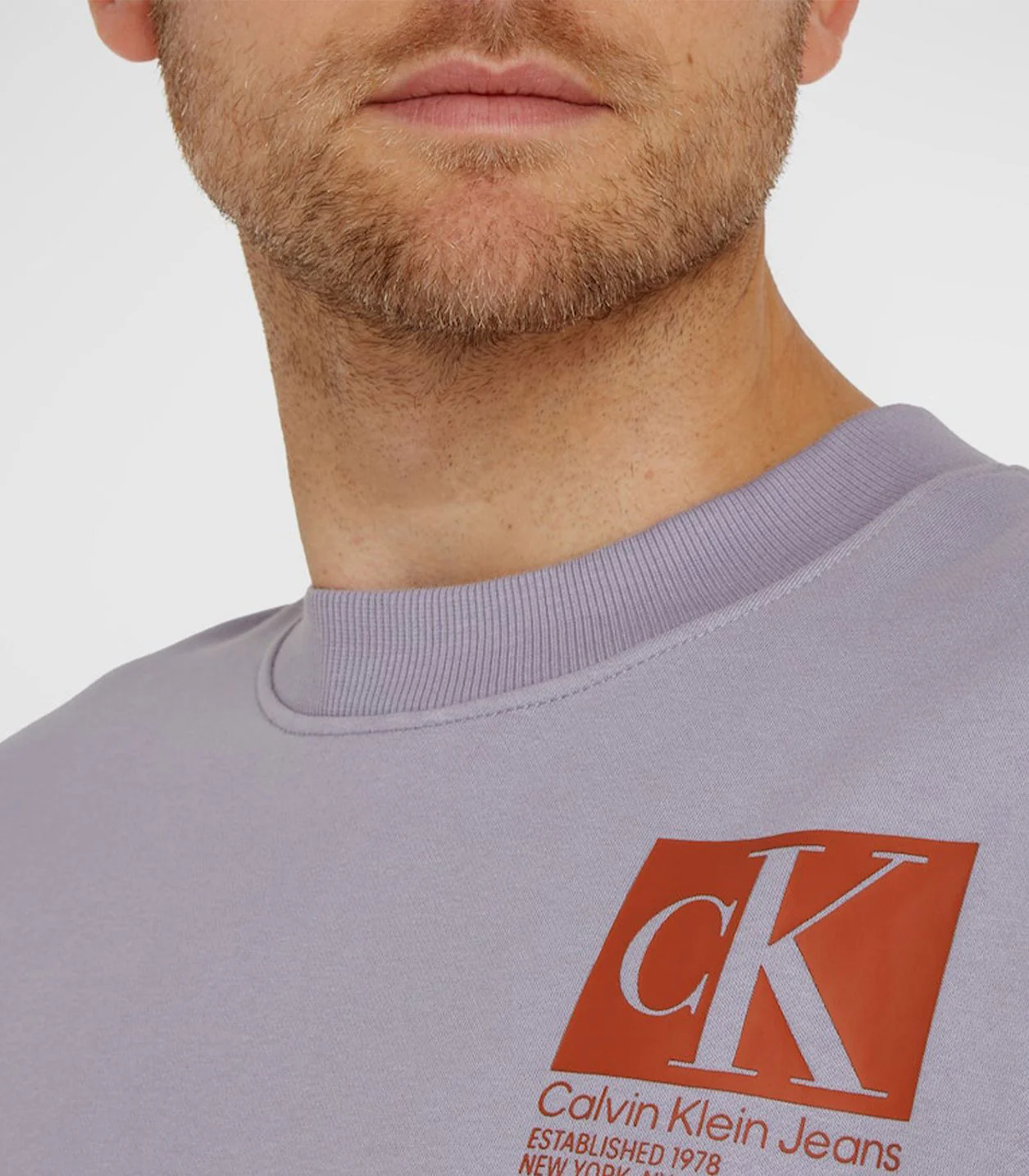 Calvin Klein Jeans - Men's Brushstroke Crew Neck Hoodie Regular Fit - Image 22