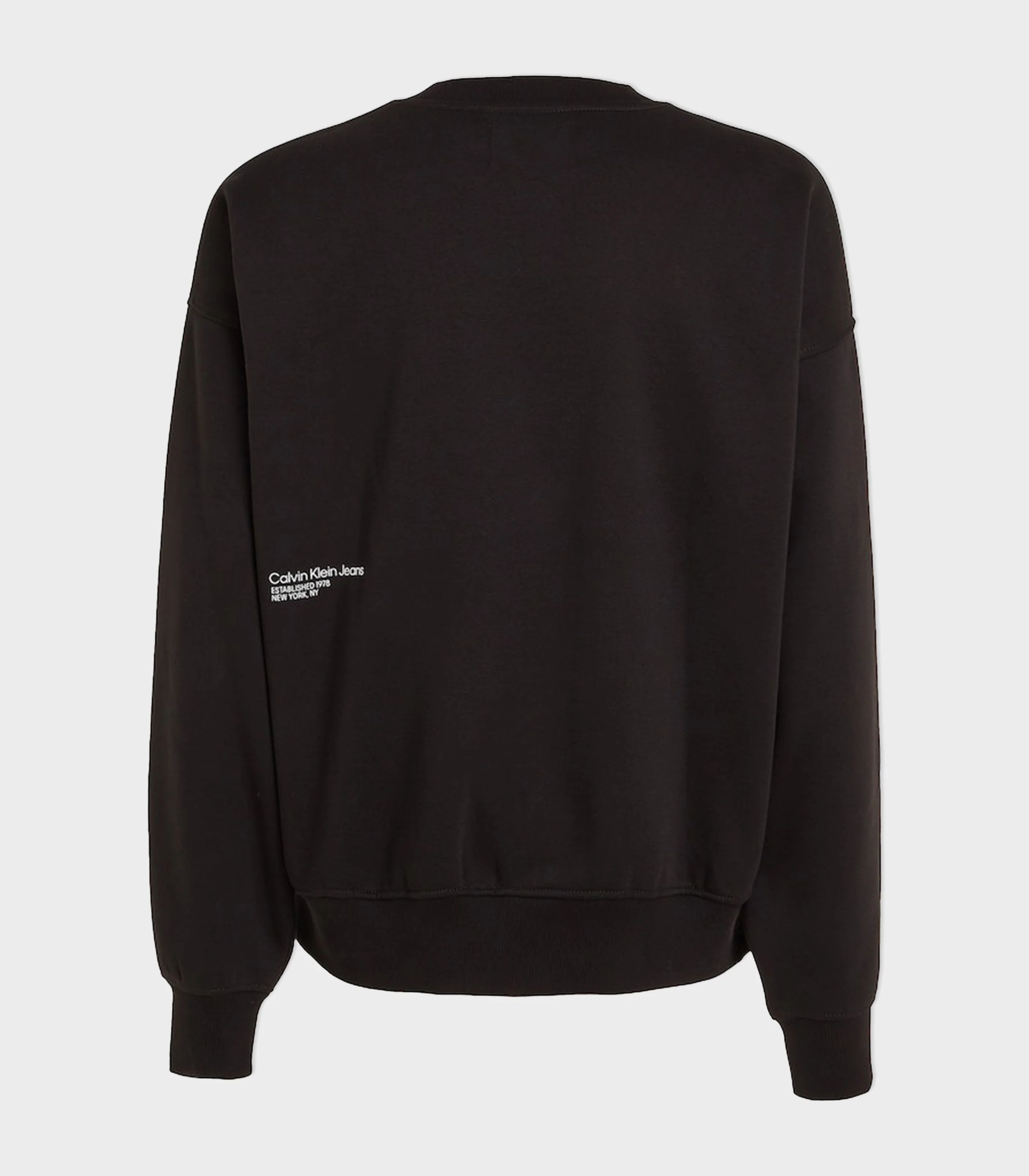 Calvin Klein Jeans - Men's Brushstroke Crew Neck Hoodie Regular Fit - Image 6