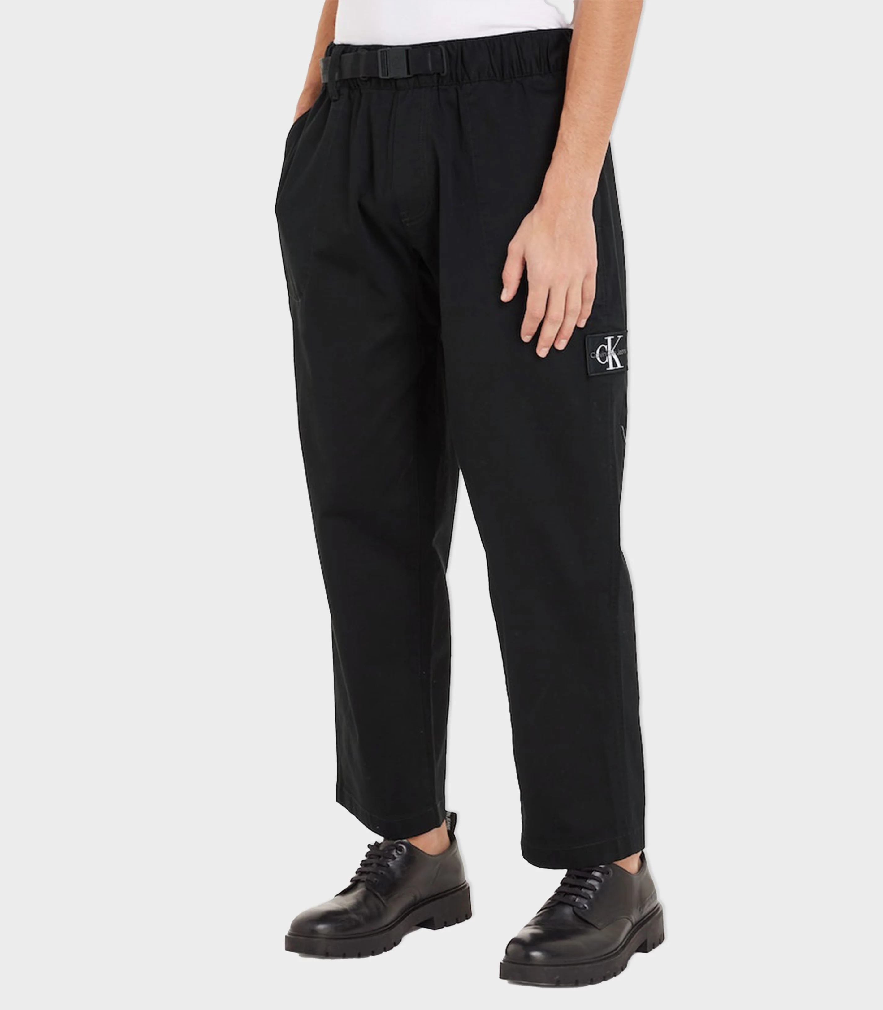 Calvin Klein Jeans - Belted Straight Woven Pants - Image 2