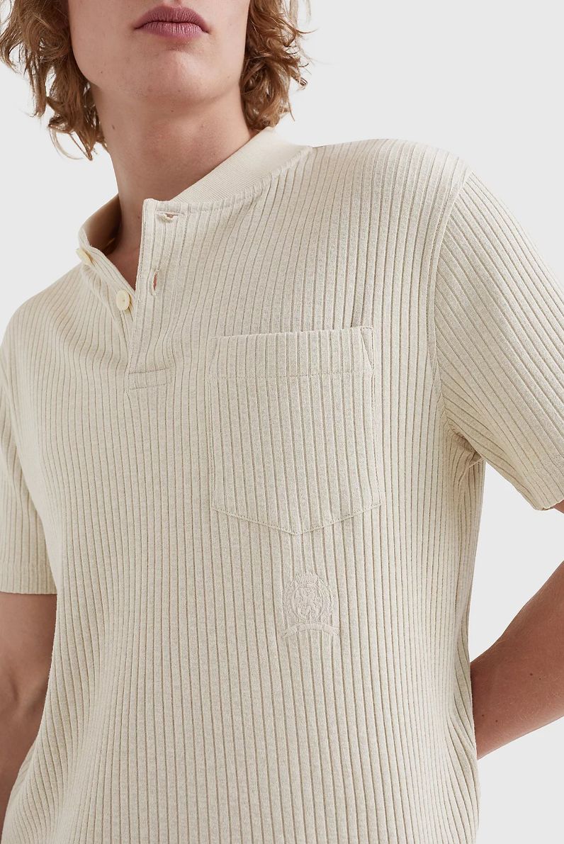 Tommy Hilfiger - Men's Baseball Collar Polo Shirt - Image 4
