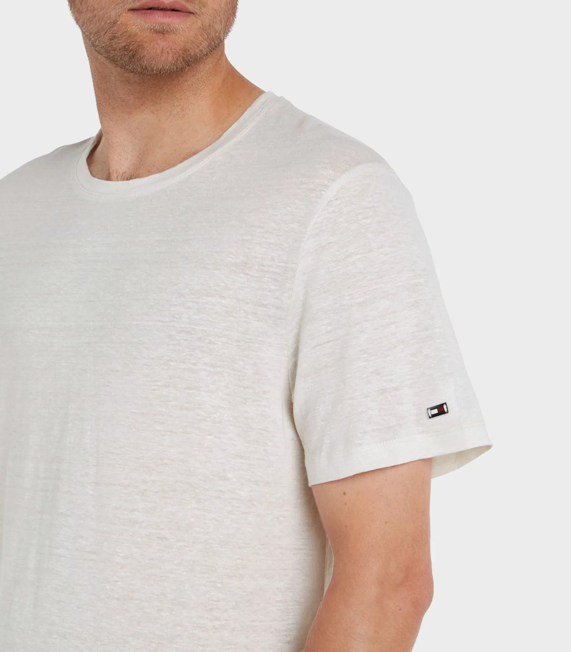 Tommy Hilfiger - Men's Premium Linen Regular Fit  T-Shirt - Image 12